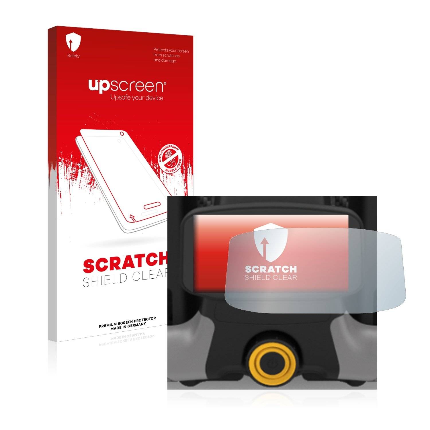 upscreen Schutzfolie für PowaKaddy CT8 Kratzschutz Anti-Fingerprint Klar