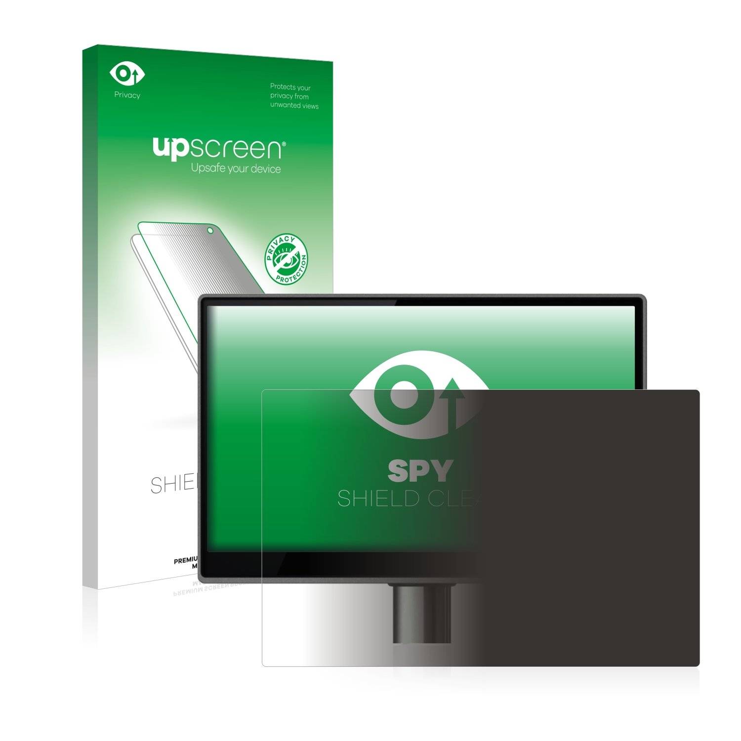 upscreen Spy Shield Clear Premium Blickschutzfolie für ads-tec