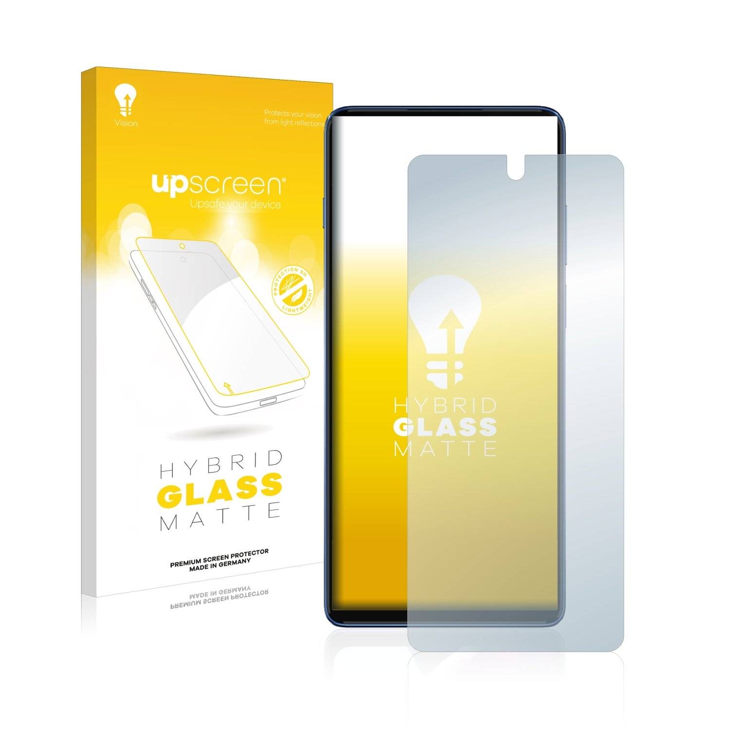 upscreen Flexible Schutz Glas Folie für Motorola Moto G200 5G Schutzglas 9H Hybridglas Matt Entspiegelt