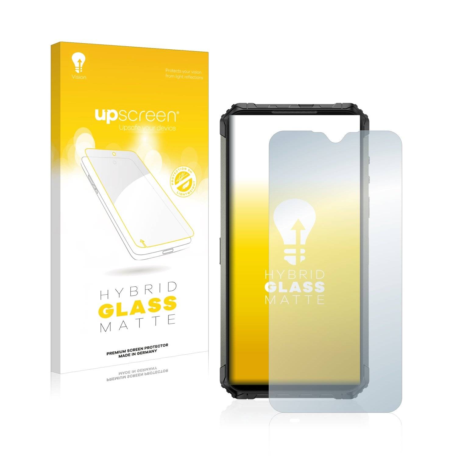 upscreen Flexible Panzerglasfolie für Ulefone Armor 7 Schutzglas 9H Hybridglas Matt Entspiegelt