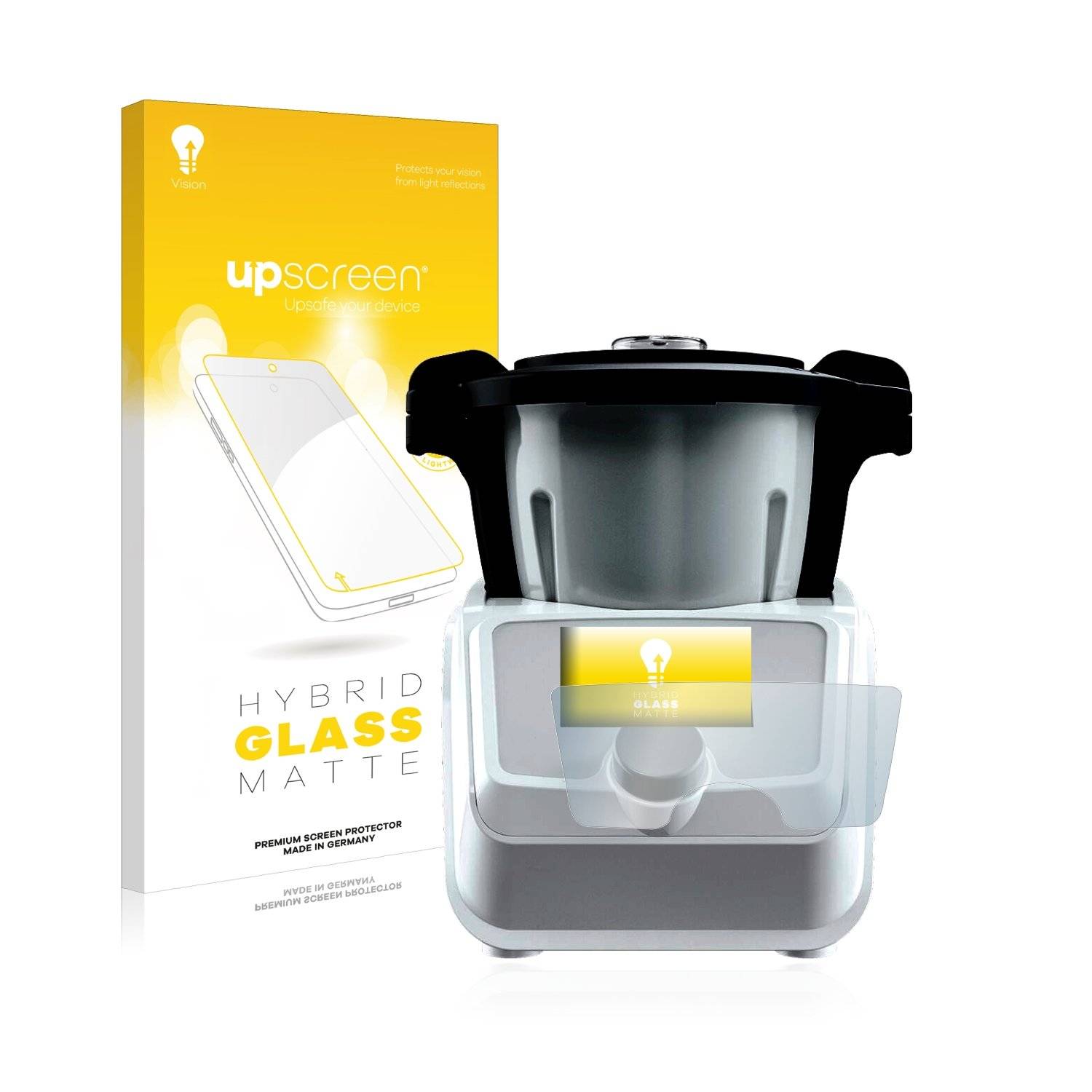 upscreen Flexible Schutz Glas Folie für SilverCrest Mini Monsieur Cuisine Connect Schutzglas 9H Hybridglas Matt