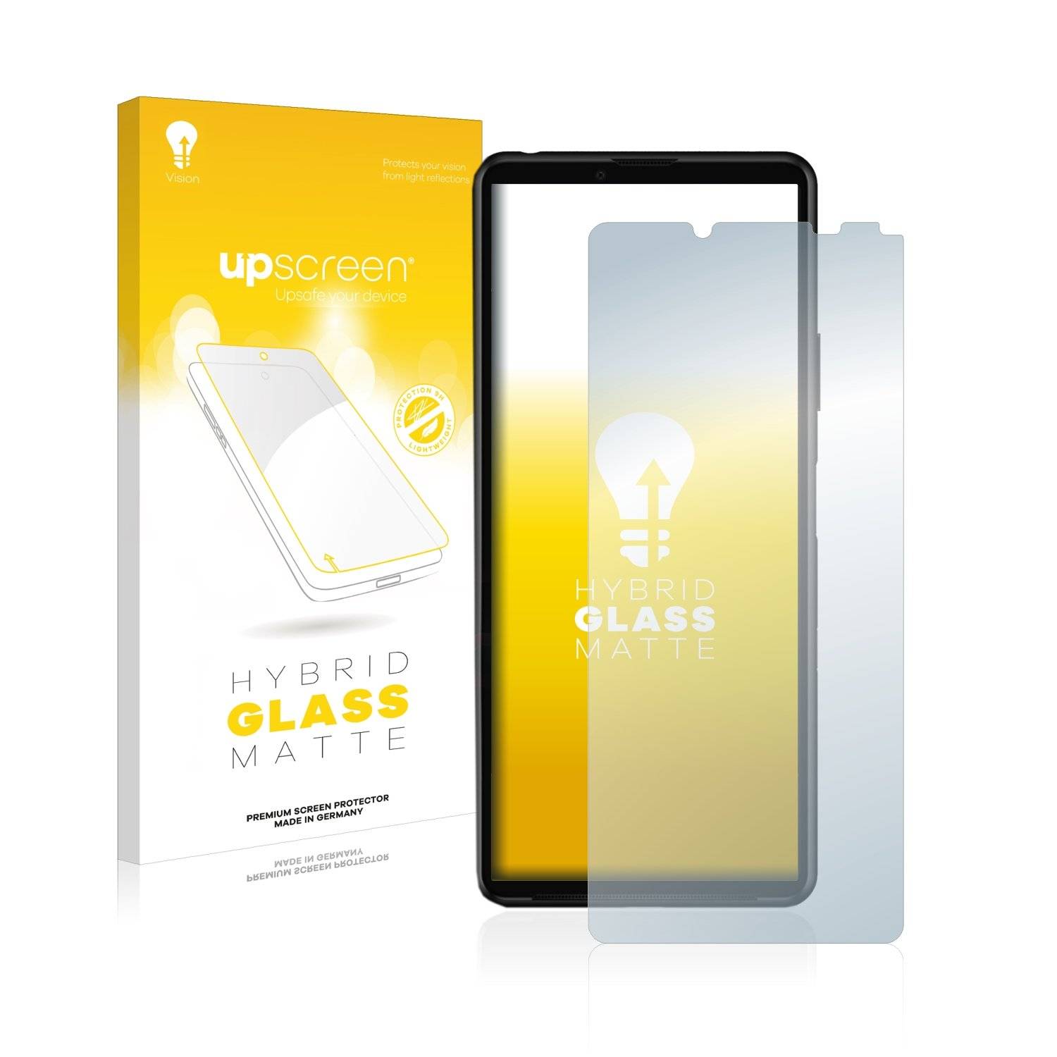 upscreen Hybrid Glas Matt Schutz-Folie für Sony Xperia 10 III