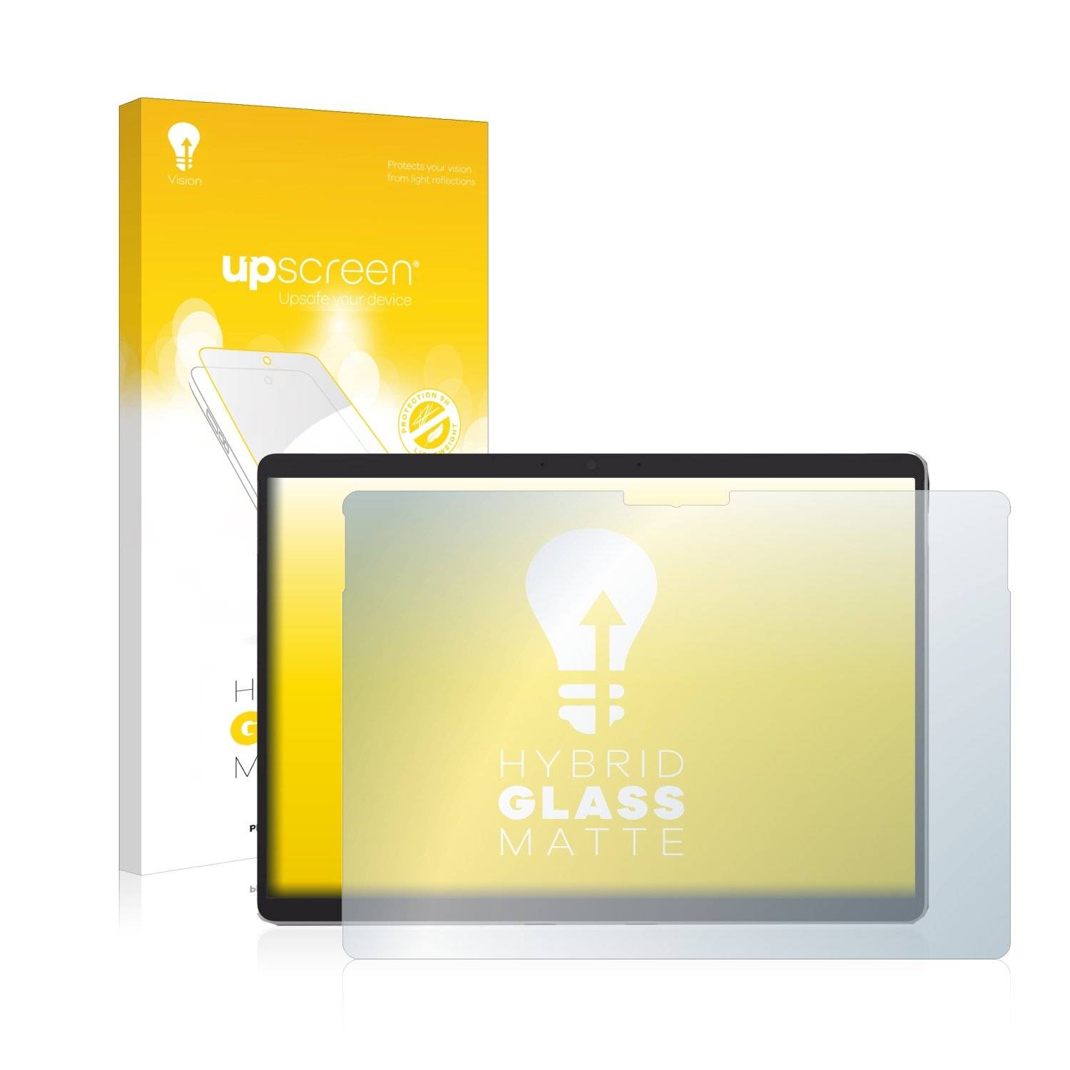 upscreen Flexible Schutz Glas Folie für Microsoft Surface Pro 8 (2021) Schutzglas 9H Hybridglas Matt Entspiegelt