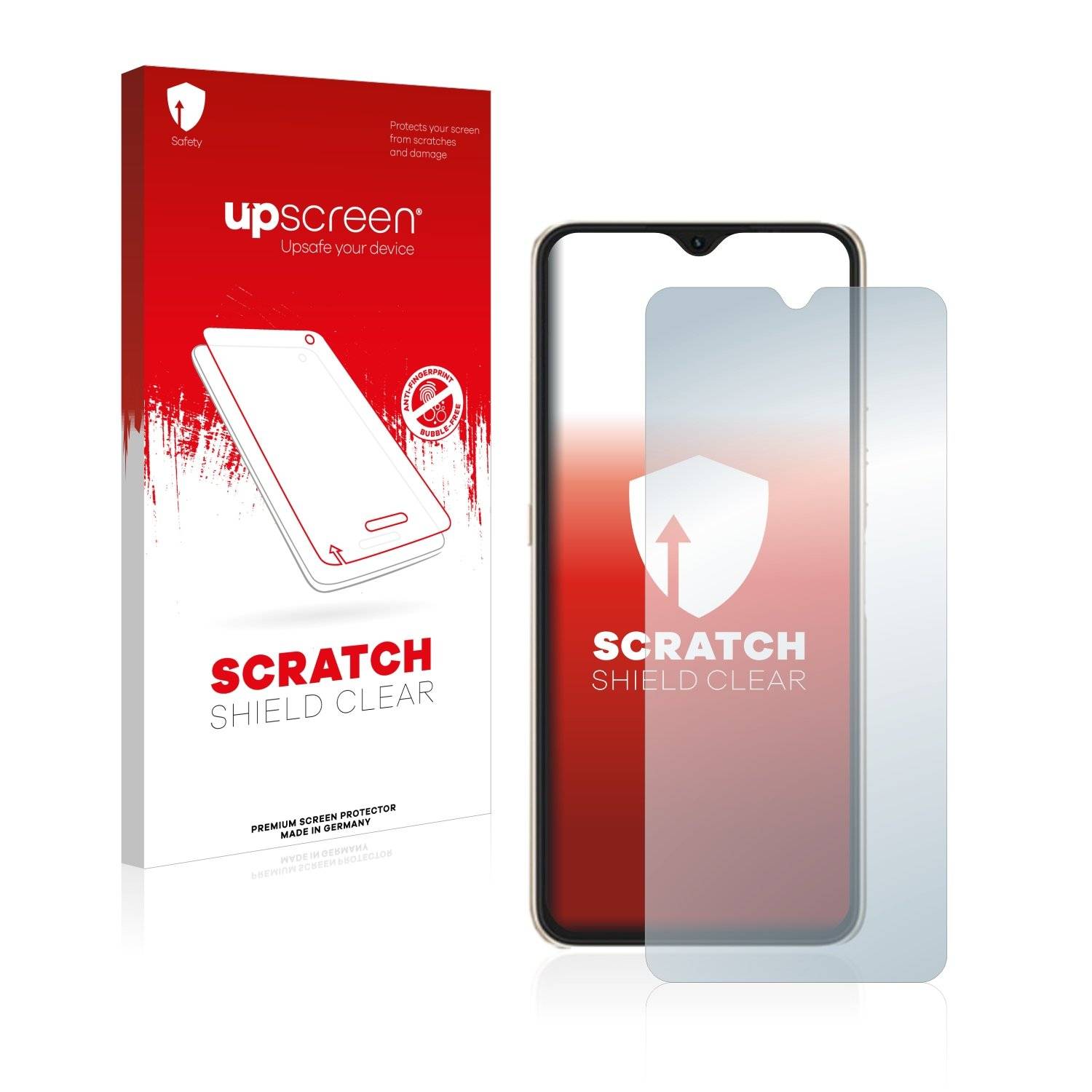 upscreen Schutzfolie für Umidigi Power 7 Max Kratzschutz Anti-Fingerprint Klar