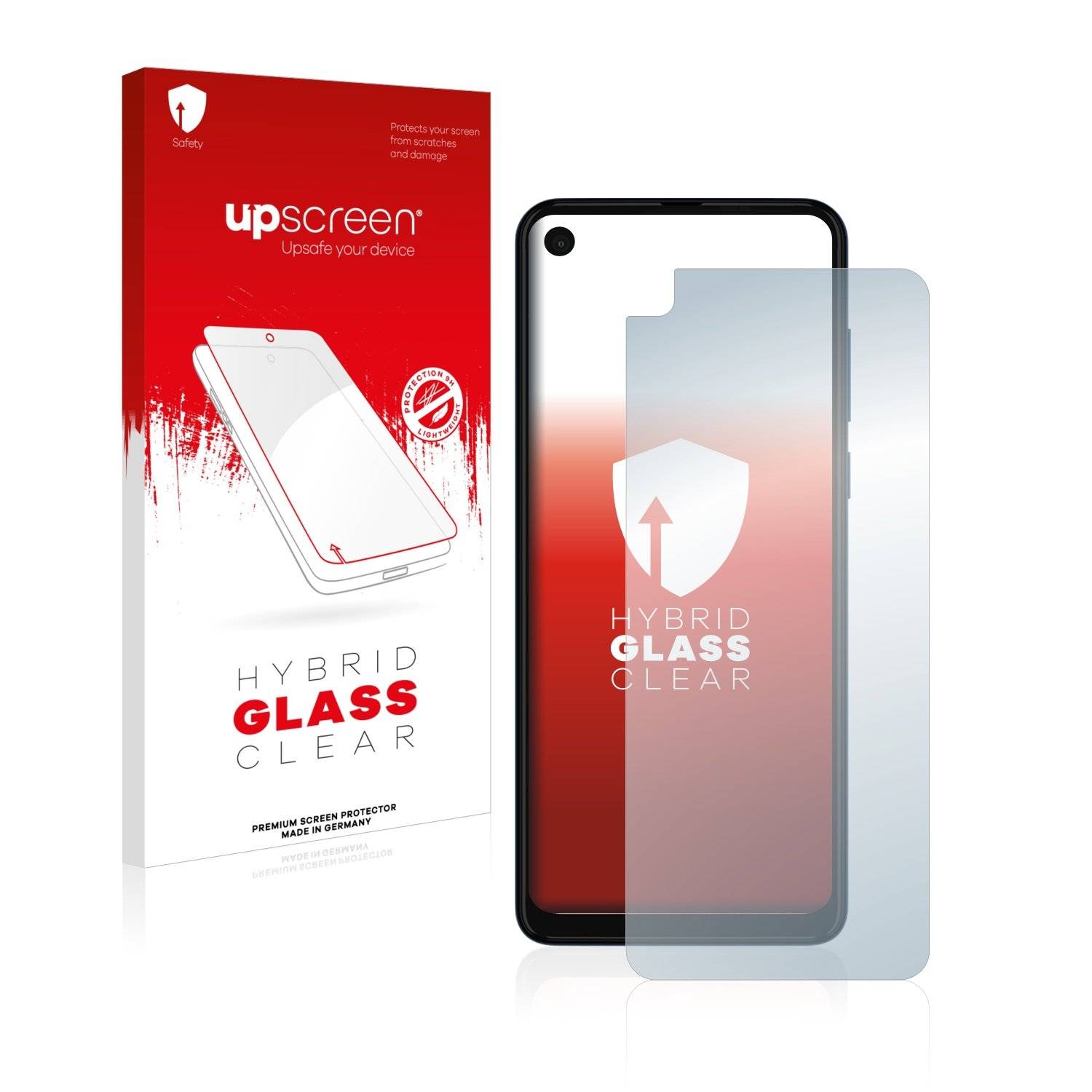 upscreen Flexible Schutz Glas Folie für Motorola One Vision Schutzglas 9H Hybridglas Klar