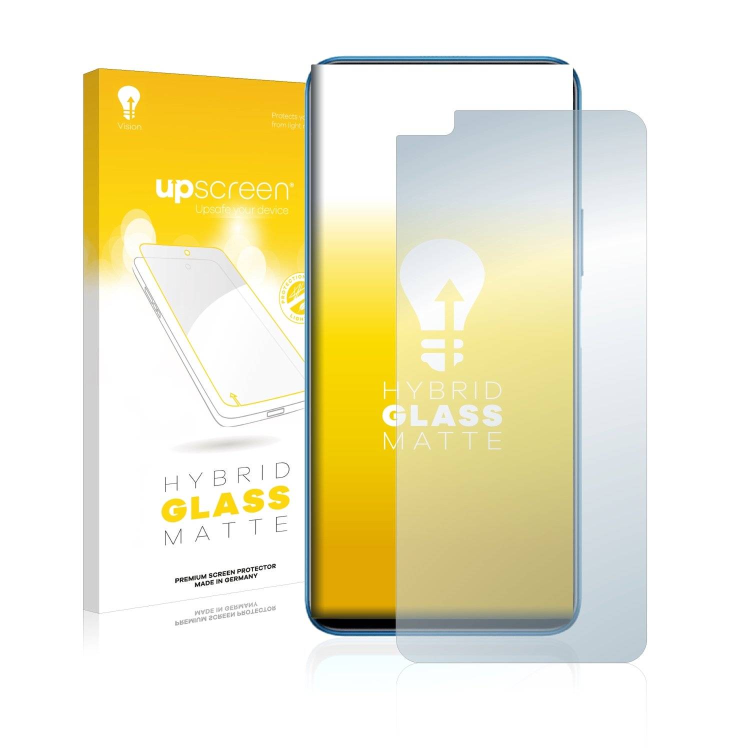 upscreen Flexible Schutz Glas Folie für Honor 50 Lite Schutzglas 9H Hybridglas Matt Entspiegelt