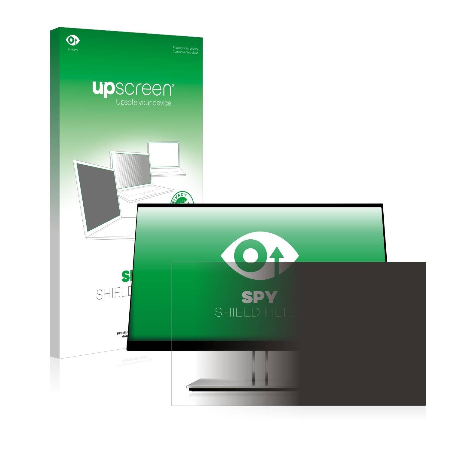 upscreen Spy Shield Filter Premium Blickschutzfilter für HP E24t