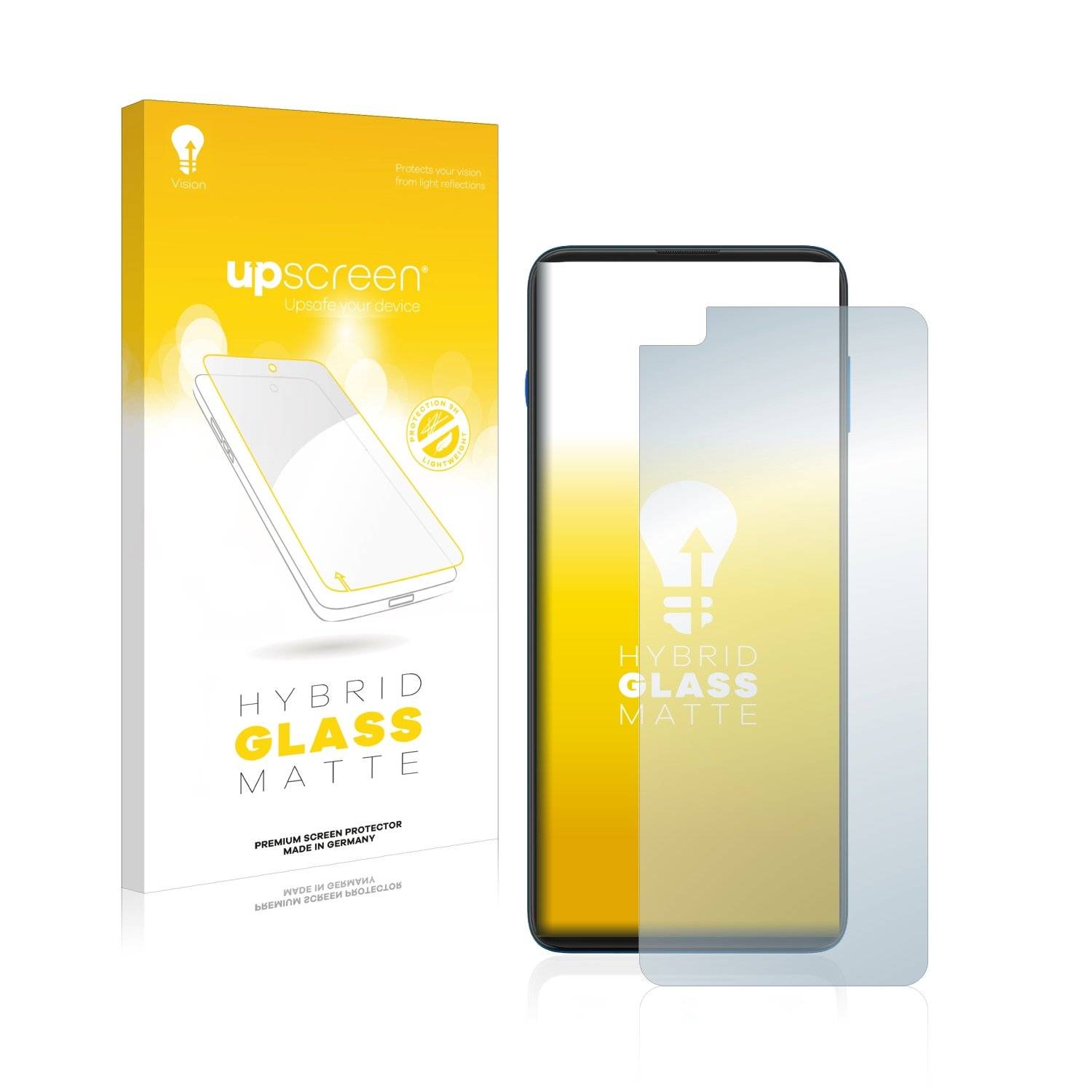 upscreen Flexible Schutz Glas Folie für Motorola Moto G100 Schutzglas 9H Hybridglas Matt Entspiegelt