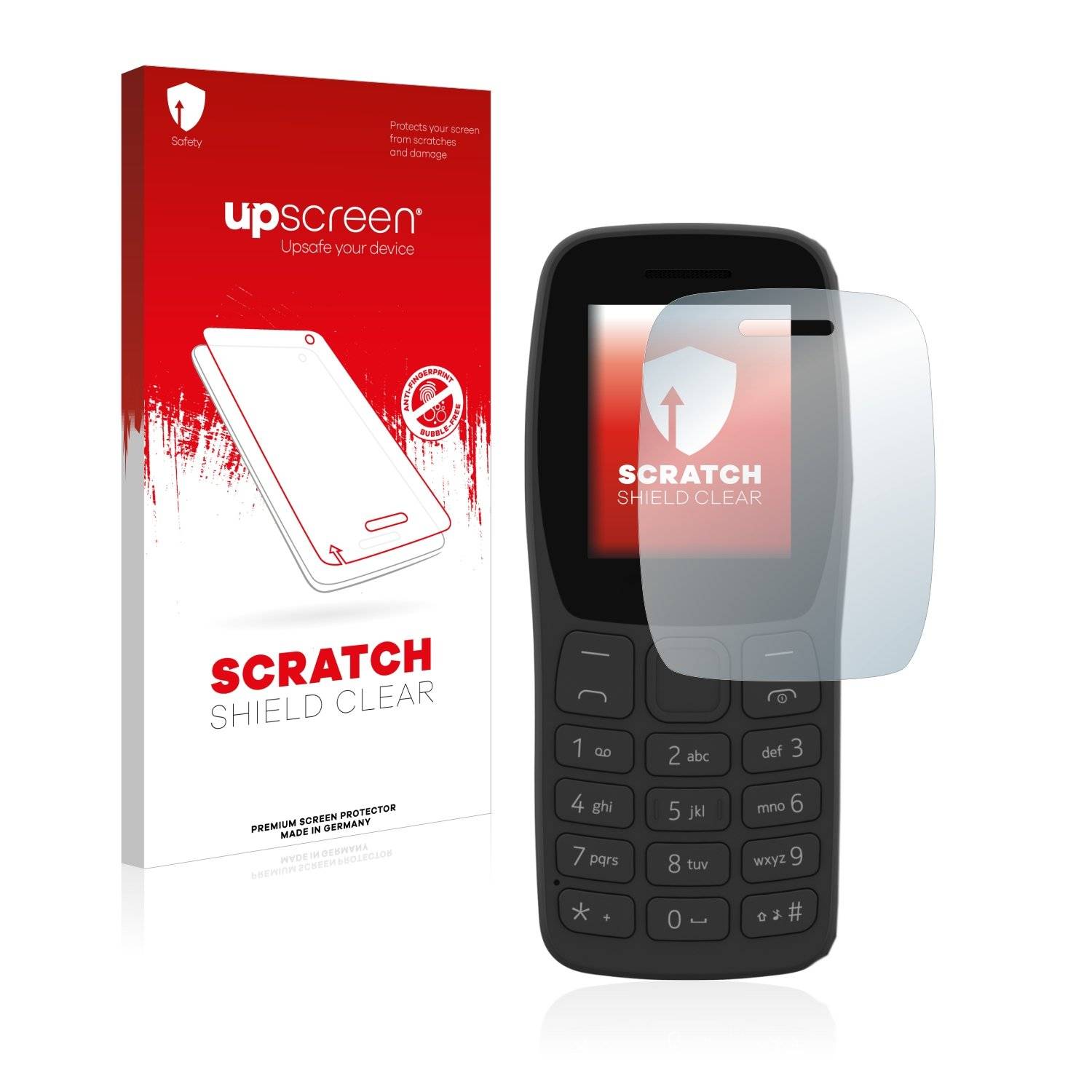 upscreen Schutzfolie für Nokia 105 2022 Kratzschutz Anti-Fingerprint Klar