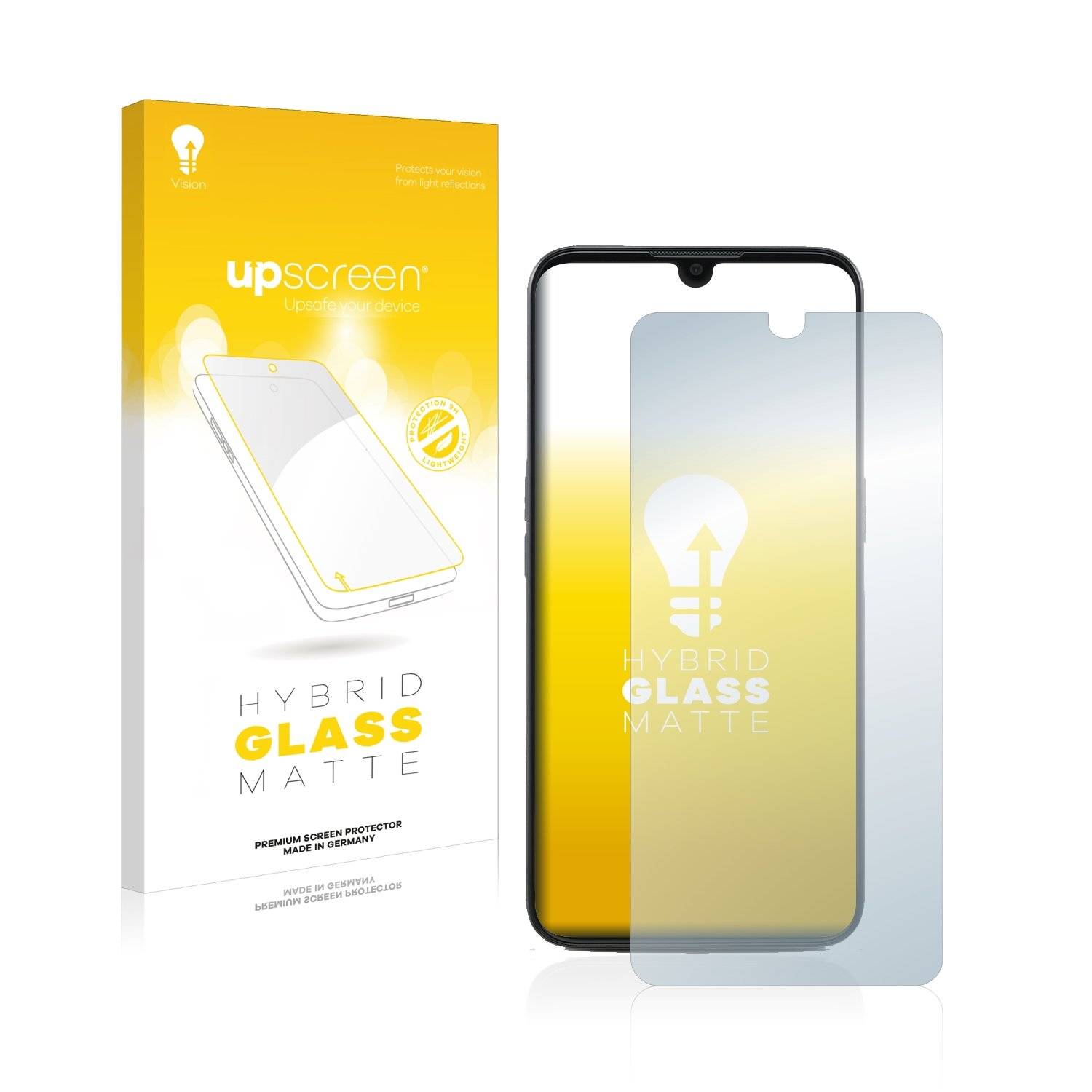 upscreen Flexible Schutz Glas Folie für Doro 8100 Schutzglas 9H Hybridglas Matt Entspiegelt
