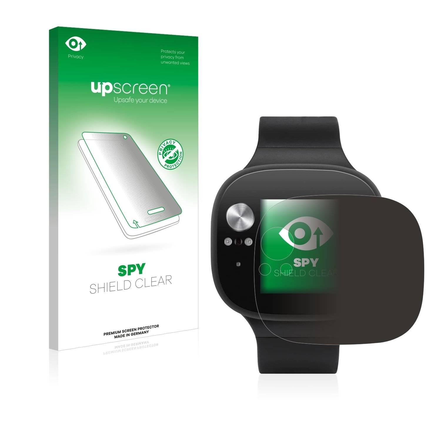 upscreen Blickschutzfolie für ASUS Vivowatch BP Anti-Spy Privacy Blaulichtschutz Sichtschutzfolie