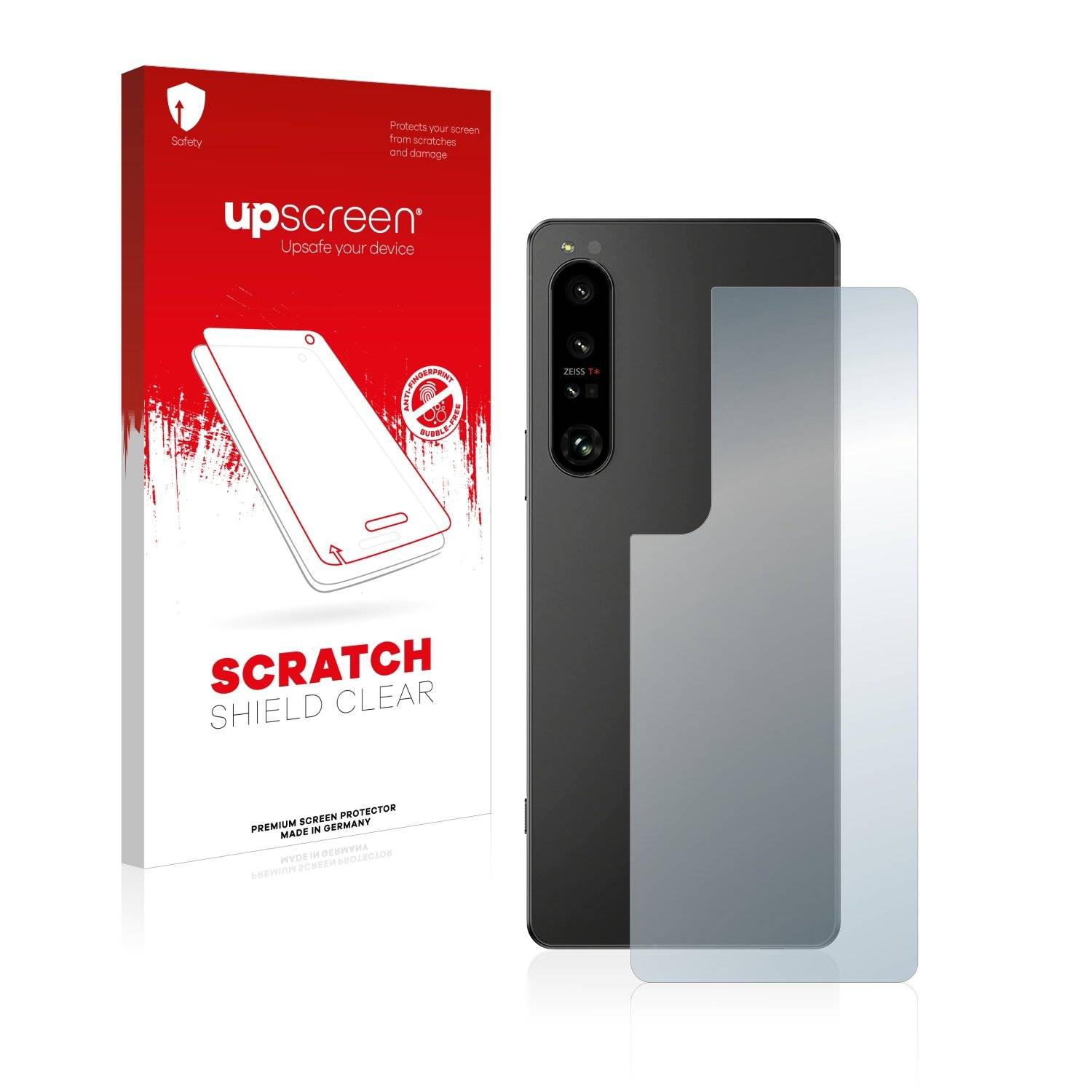 upscreen Schutzfolie für Sony Xperia 1 IV (Rückseite) Kratzschutz Anti-Fingerprint Klar