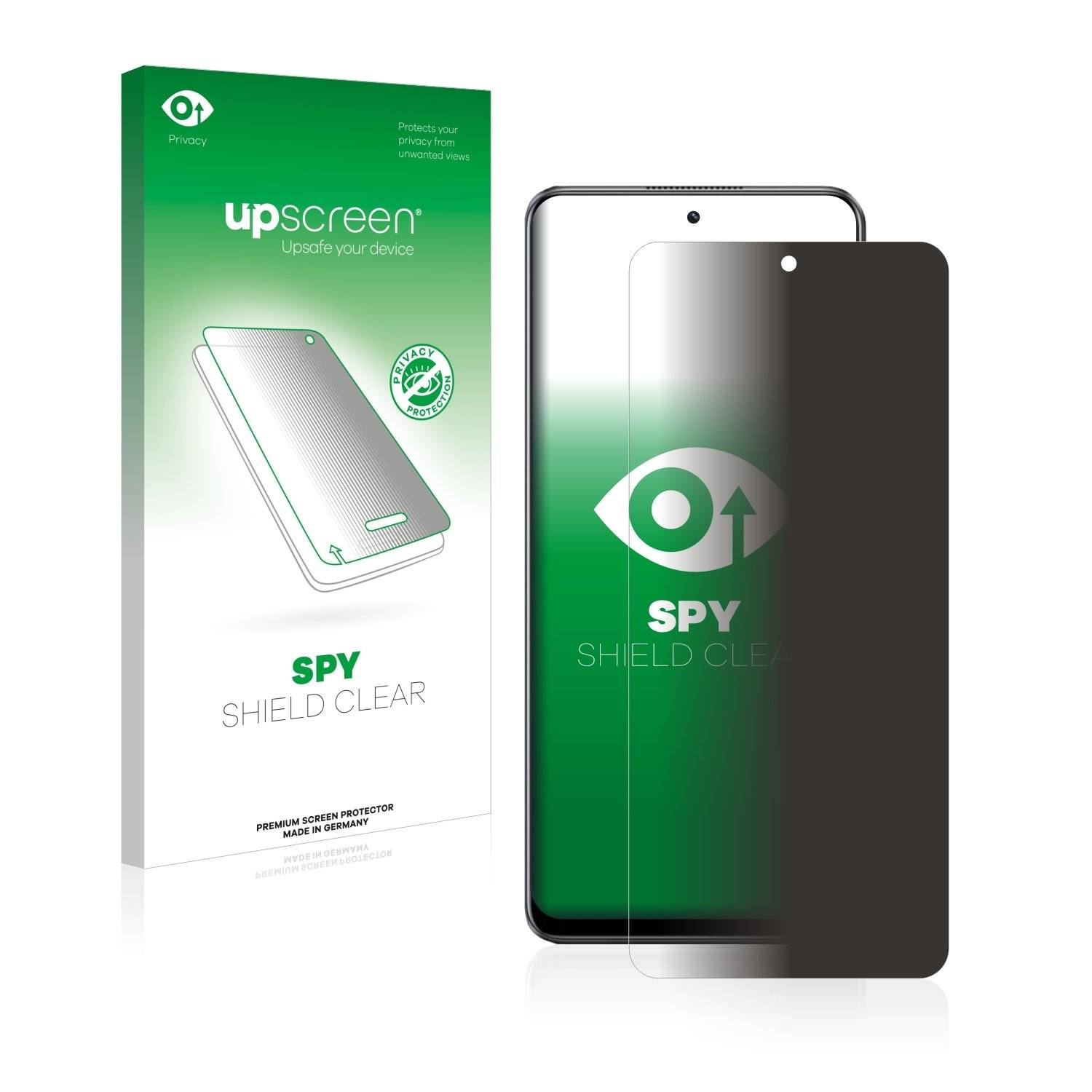 upscreen Blickschutzfolie für realme 10 Pro Anti-Spy Privacy Blaulichtschutz Sichtschutzfolie