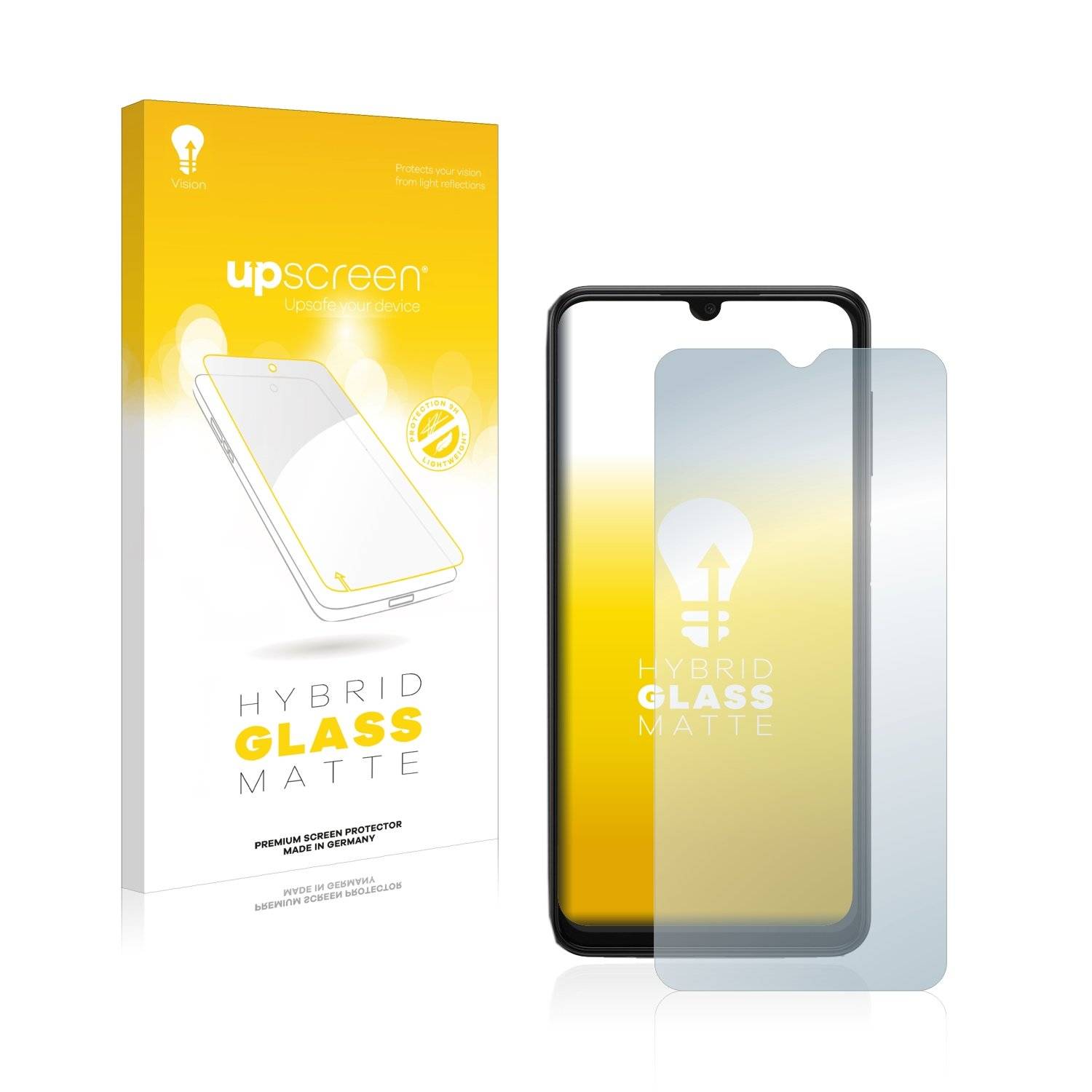 upscreen Hybrid Glas Matt Schutz-Folie für Samsung Galaxy A13 5G