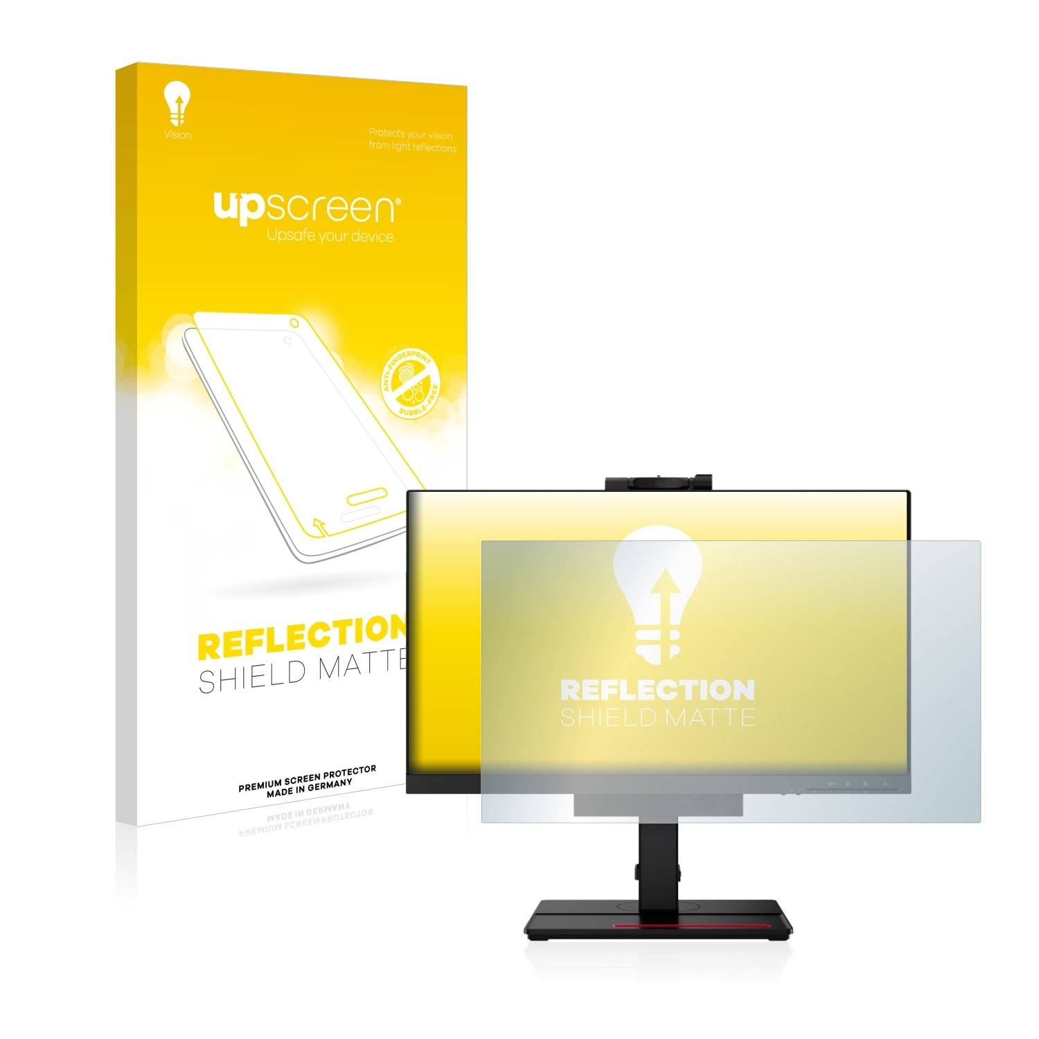 upscreen Reflection Shield Matte Premium Displayschutzfolie für Lenovo ThinkCentre TIO24 Gen
