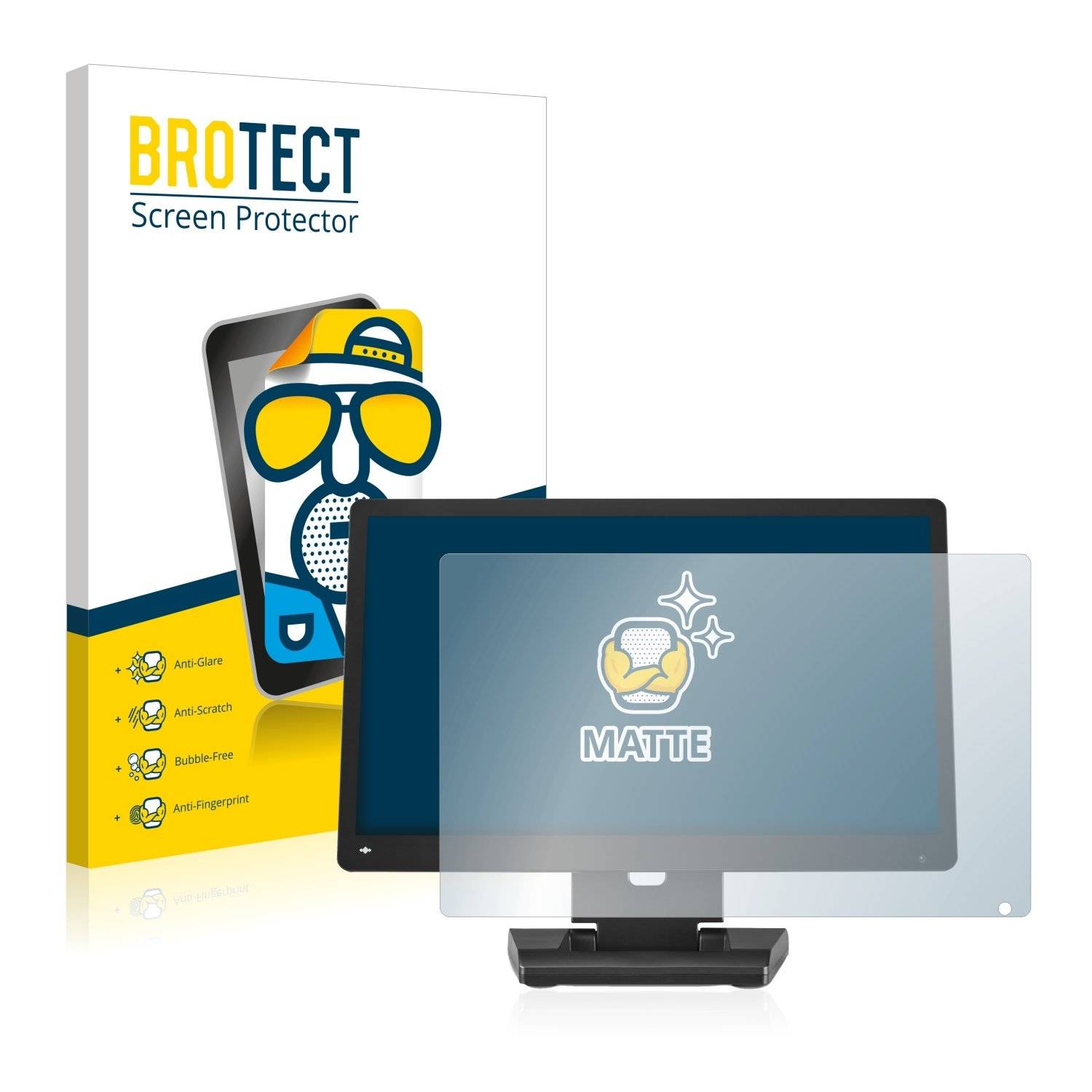 BROTECT Matte Displayschutzfolie für Beetronics 15TS7 - Entspiegelt,