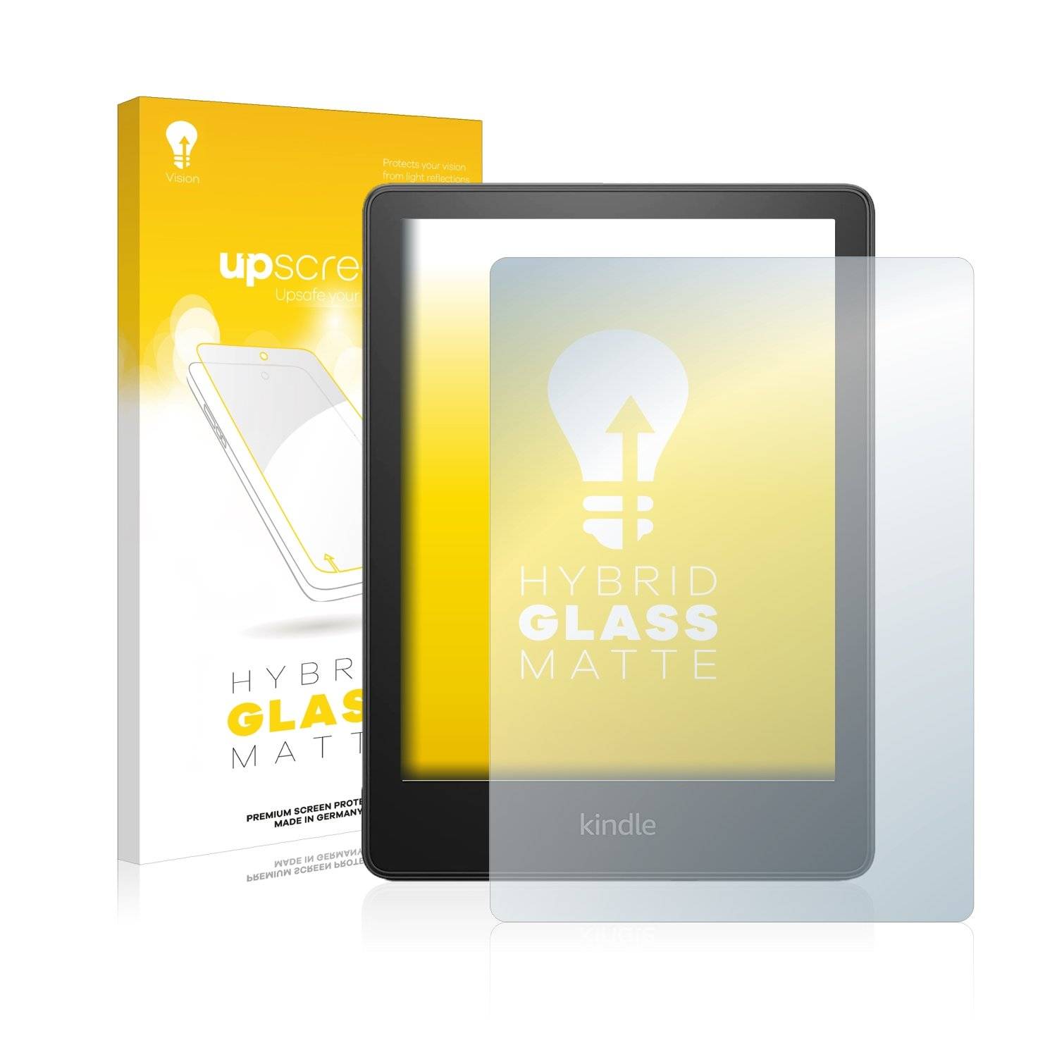 upscreen Flexible Schutz Glas Folie für Amazon Kindle Paperwhite 2021 / 2023 Schutzglas 9H Hybridglas Matt Entspiegelt