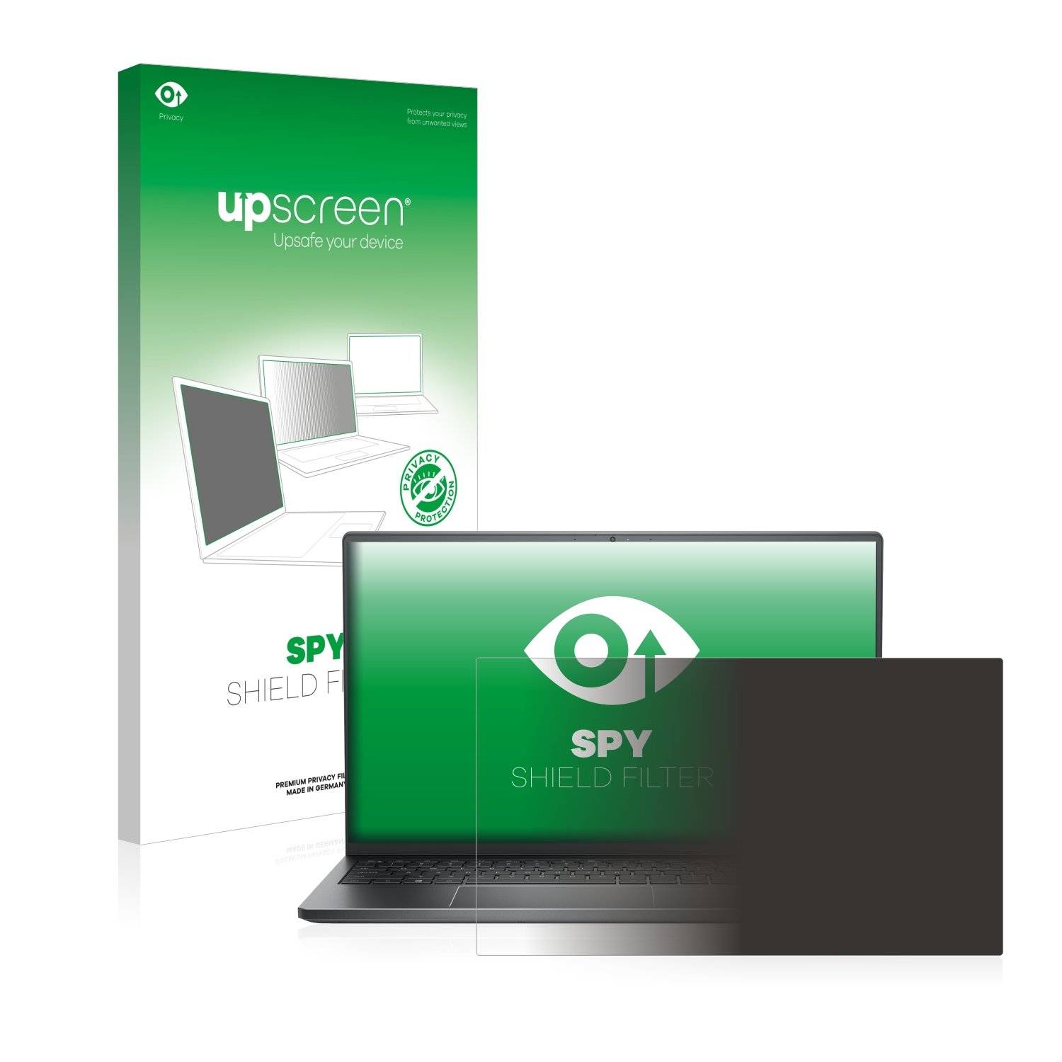 upscreen Blickschutzfilter für Dell Vostro 7510 Blaulichtfilter Sichtschutz Privacy Anti Spy abnehmbar