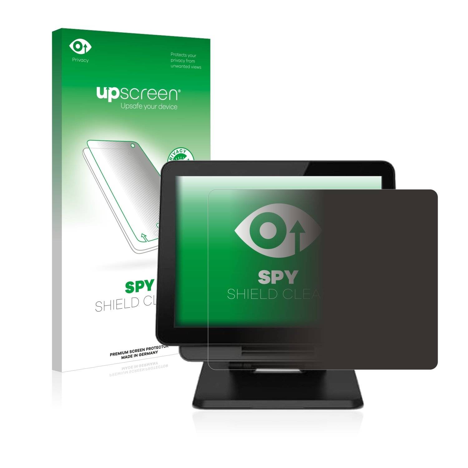 upscreen Spy Shield Clear Premium Blickschutzfolie für Elo TouchSystems