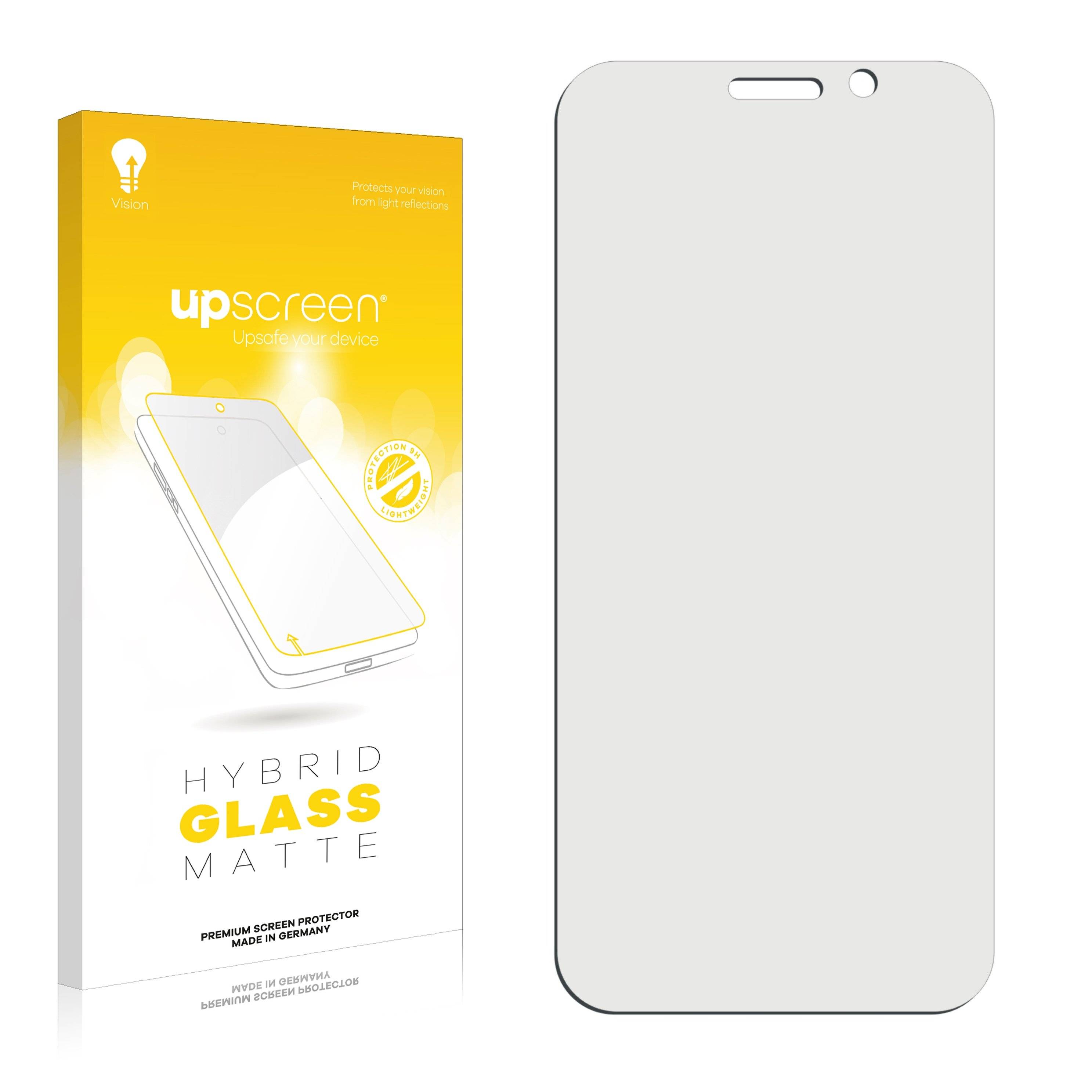 upscreen Flexible Panzerglasfolie für Doogee X97 Schutzglas 9H Hybridglas Matt Entspiegelt