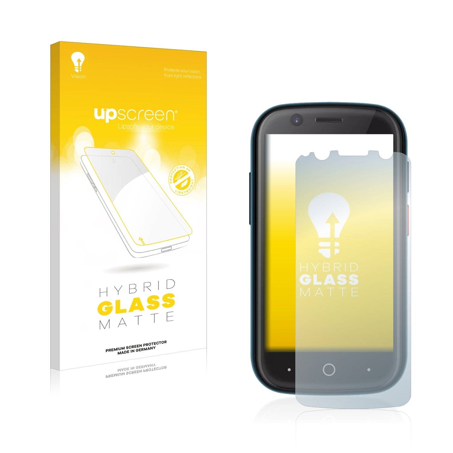 upscreen Flexible Schutz Glas Folie für Unihertz Jelly 2 Schutzglas 9H Hybridglas Matt Entspiegelt