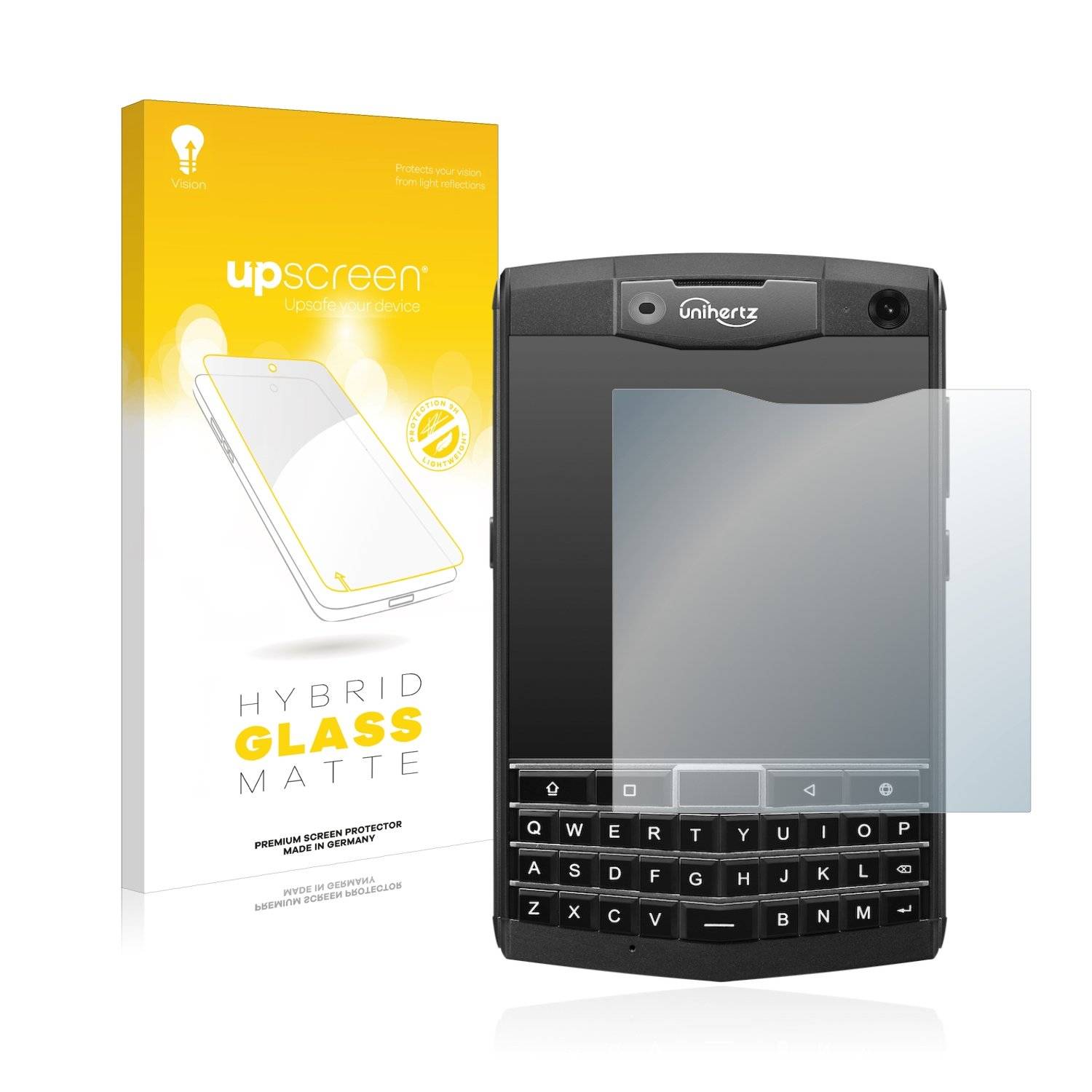 upscreen Flexible Schutz Glas Folie für Unihertz Titan Schutzglas 9H Hybridglas Matt Entspiegelt