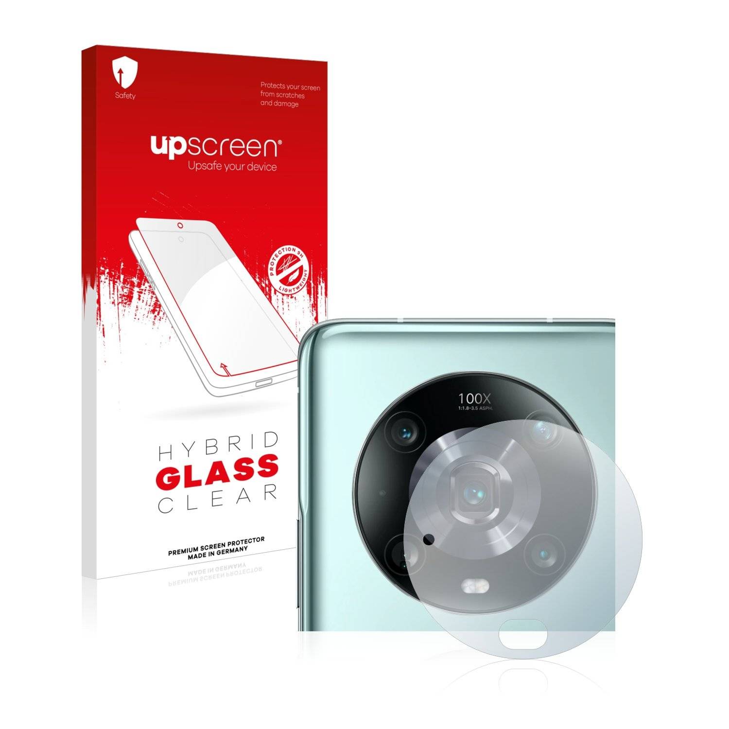 upscreen Flexible Schutz Glas Folie für Honor Magic 4 Pro (NUR Kameraschutz) Schutzglas 9H Hybridglas Klar