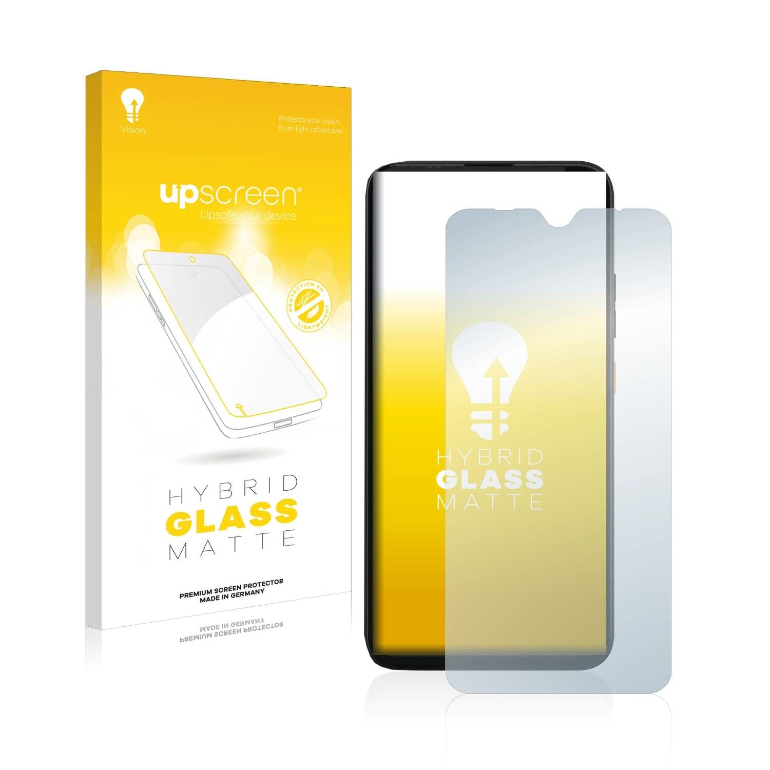 upscreen Flexible Schutz Glas Folie für Gigaset GS4 Schutzglas 9H Hybridglas Matt Entspiegelt