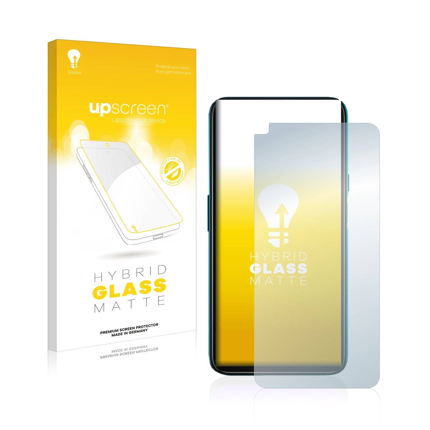upscreen Flexible Panzerglasfolie für Cubot X30 Schutzglas 9H Hybridglas Matt Entspiegelt
