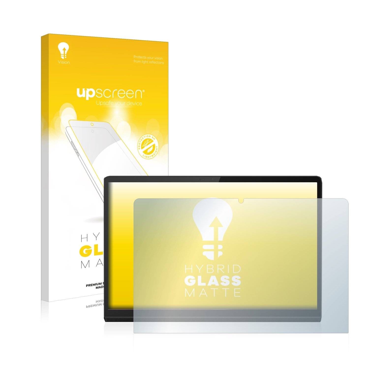 upscreen Flexible Schutz Glas Folie für Lenovo Yoga Tab 11 Schutzglas 9H Hybridglas Matt Entspiegelt