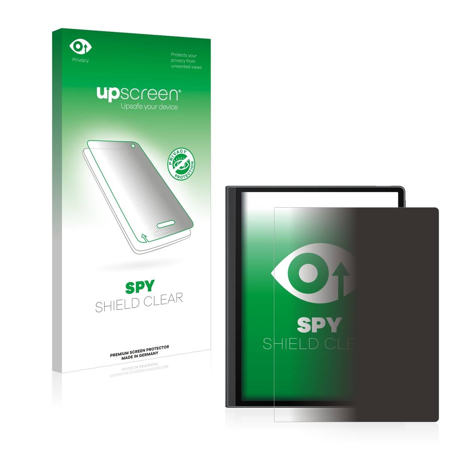 upscreen Spy Shield Clear Premium Blickschutzfolie für Huawei MatePad Paper