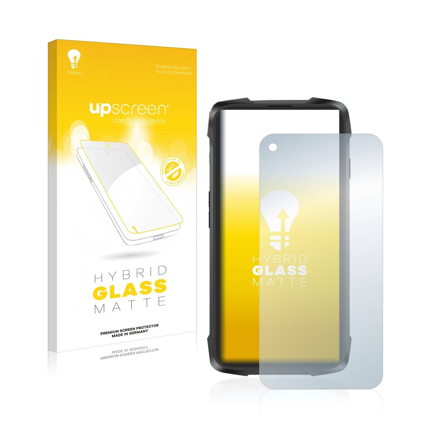 upscreen Flexible Schutz Glas Folie für Cubot King Kong 7 Schutzglas 9H Hybridglas Matt Entspiegelt