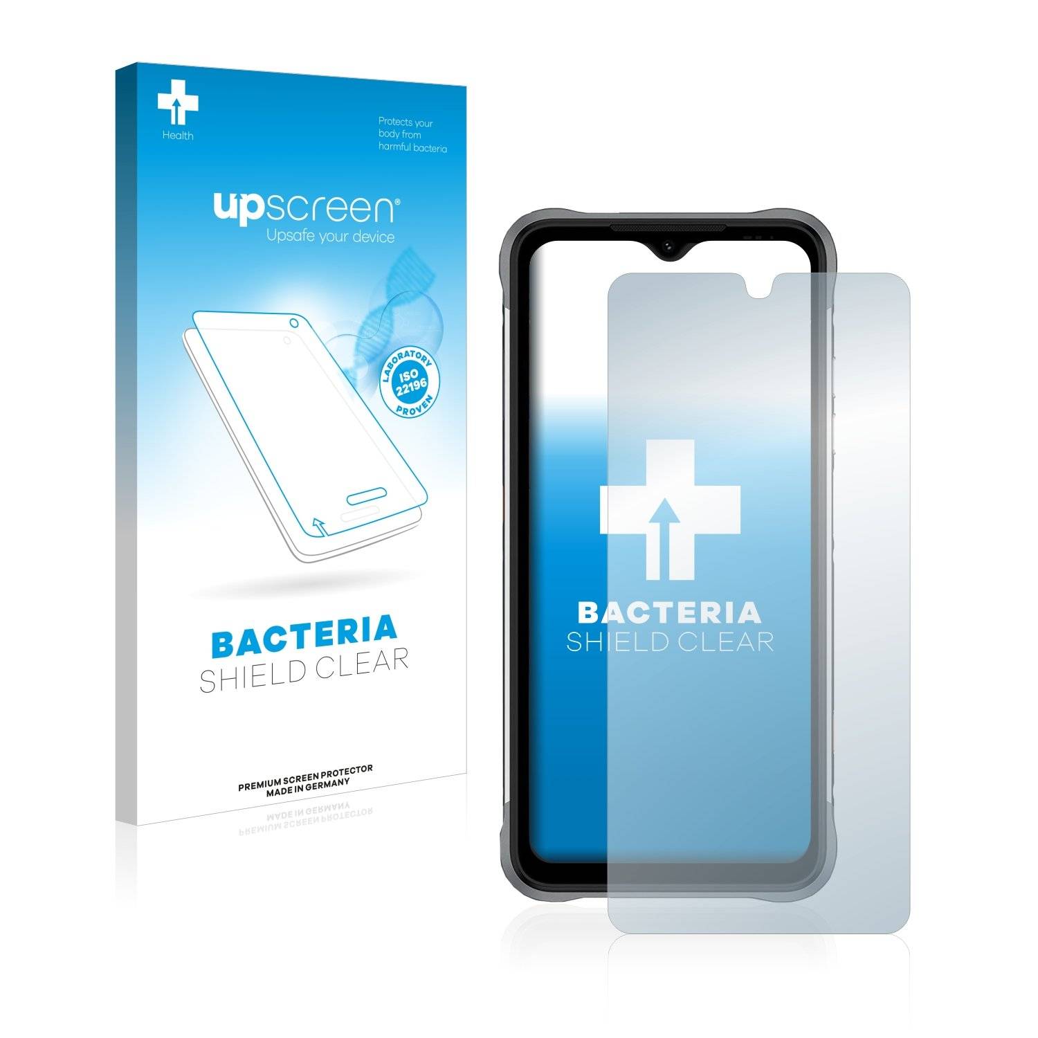 upscreen Schutzfolie für Umidigi Bison X10 Antibakterielle Folie Klar Anti-Kratzer