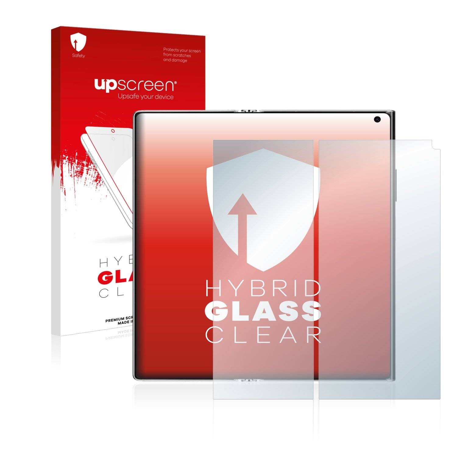 upscreen Flexible Schutz Glas Folie für Huawei Mate Xs 2 Schutzglas 9H Hybridglas Klar