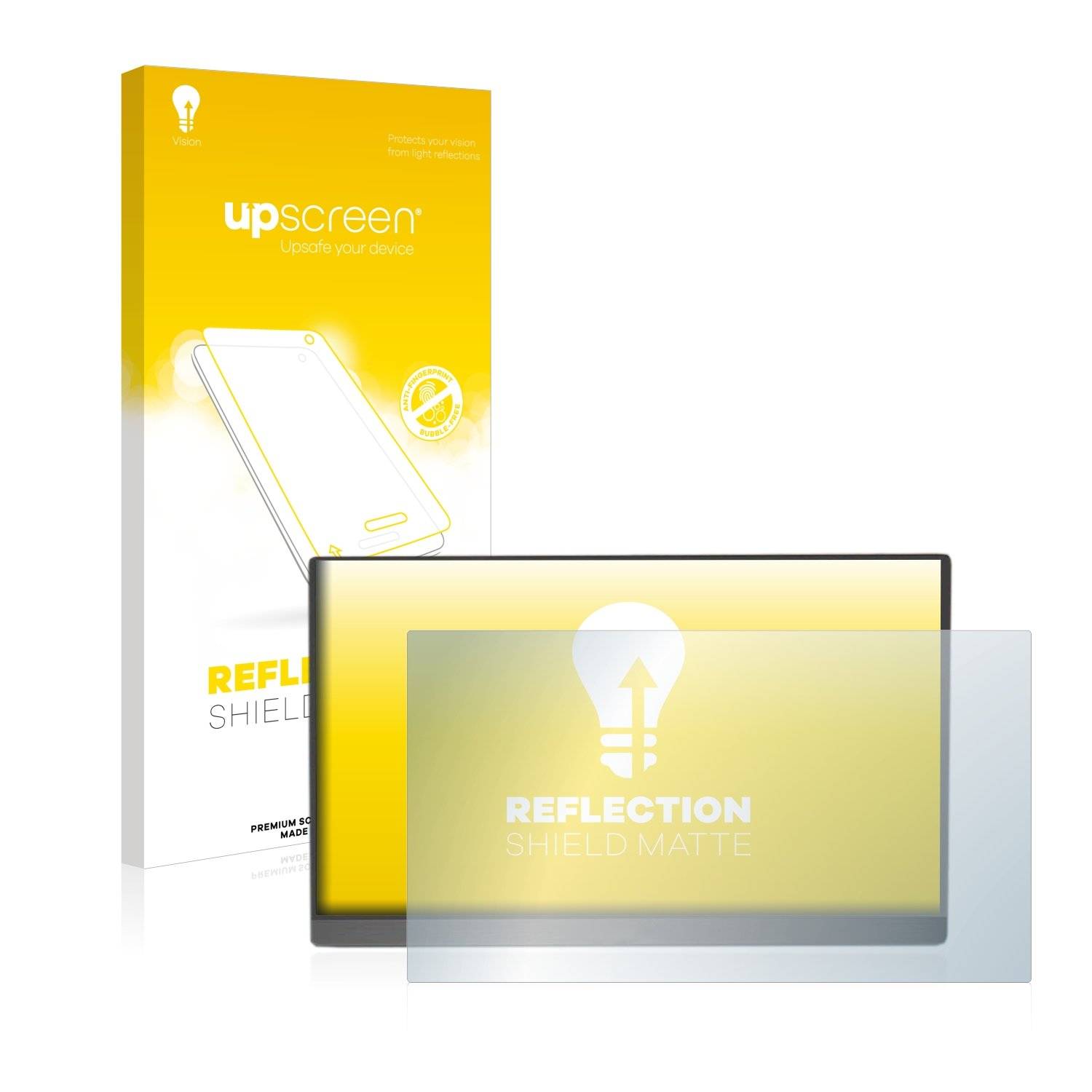 upscreen Reflection Shield Matte Premium Displayschutzfolie für Arozpa 15.6 1080p Portable