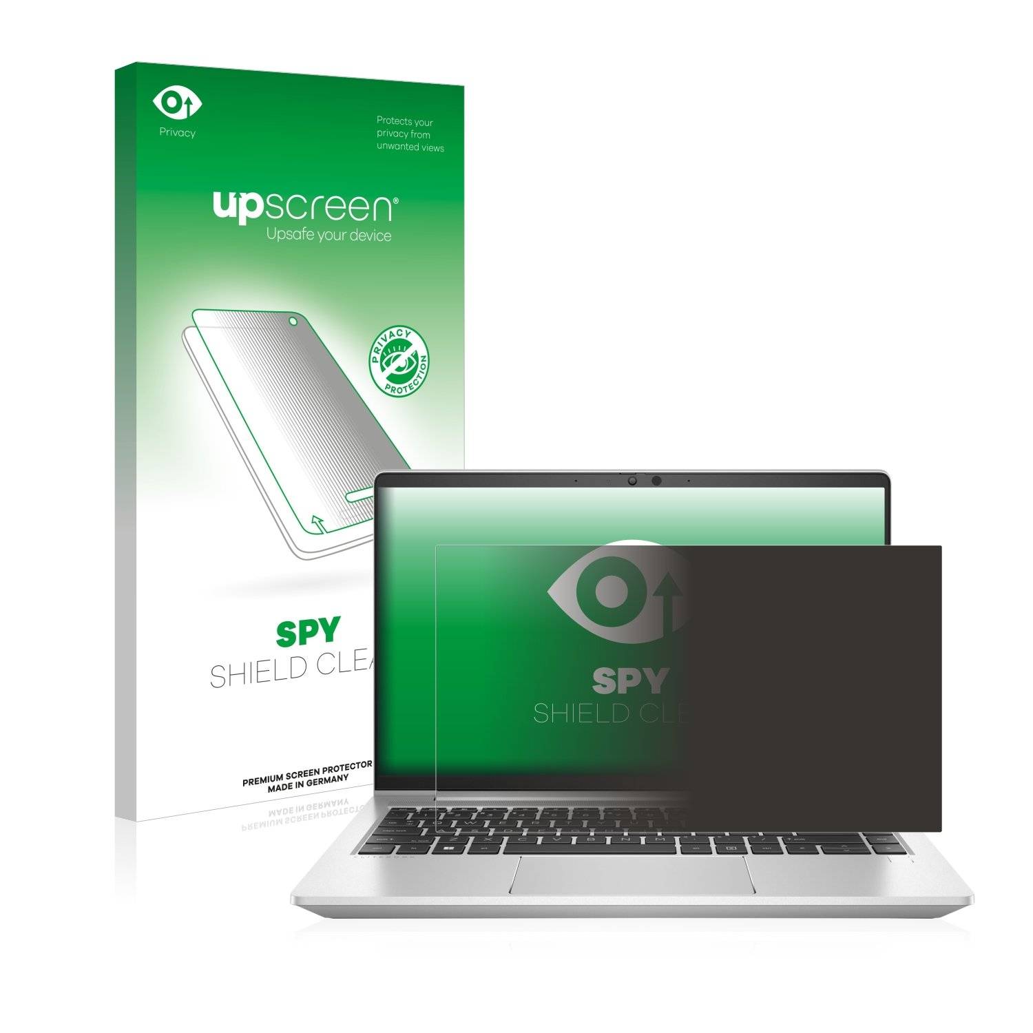 upscreen Blickschutzfolie für HP EliteBook 645 G9 Anti-Spy Privacy Blaulichtschutz Sichtschutzfolie