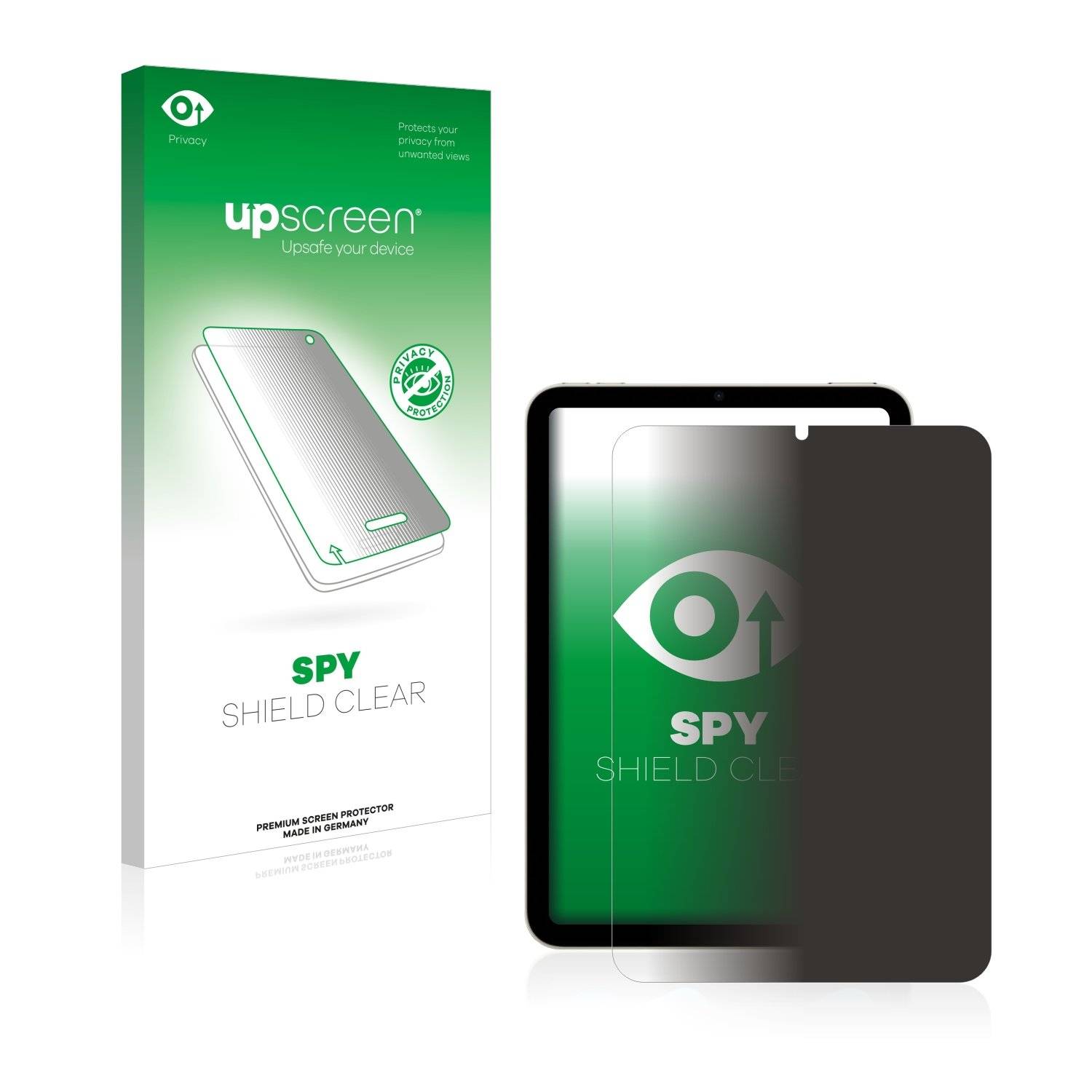 upscreen Spy Shield Sichtschutz-Folie für Apple iPad Mini 6 WiFi 2021