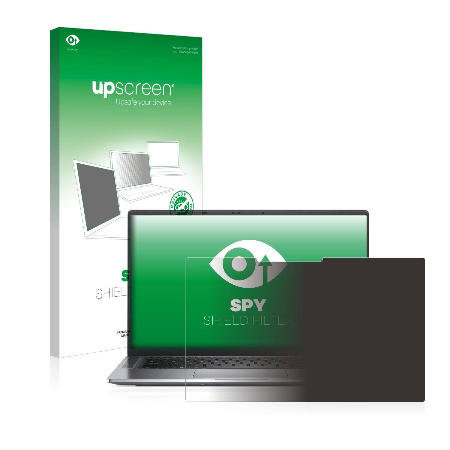 upscreen Blickschutzfilter für Dell Latitude 9520 Blaulichtfilter Sichtschutz Privacy Anti Spy abnehmbar