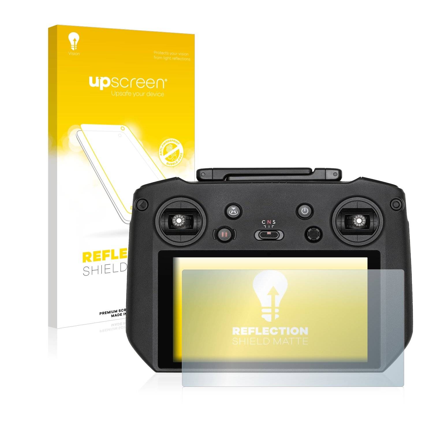 upscreen Schutzfolie für DJI RC Pro Folie Matt Entspiegelt Anti-Reflex