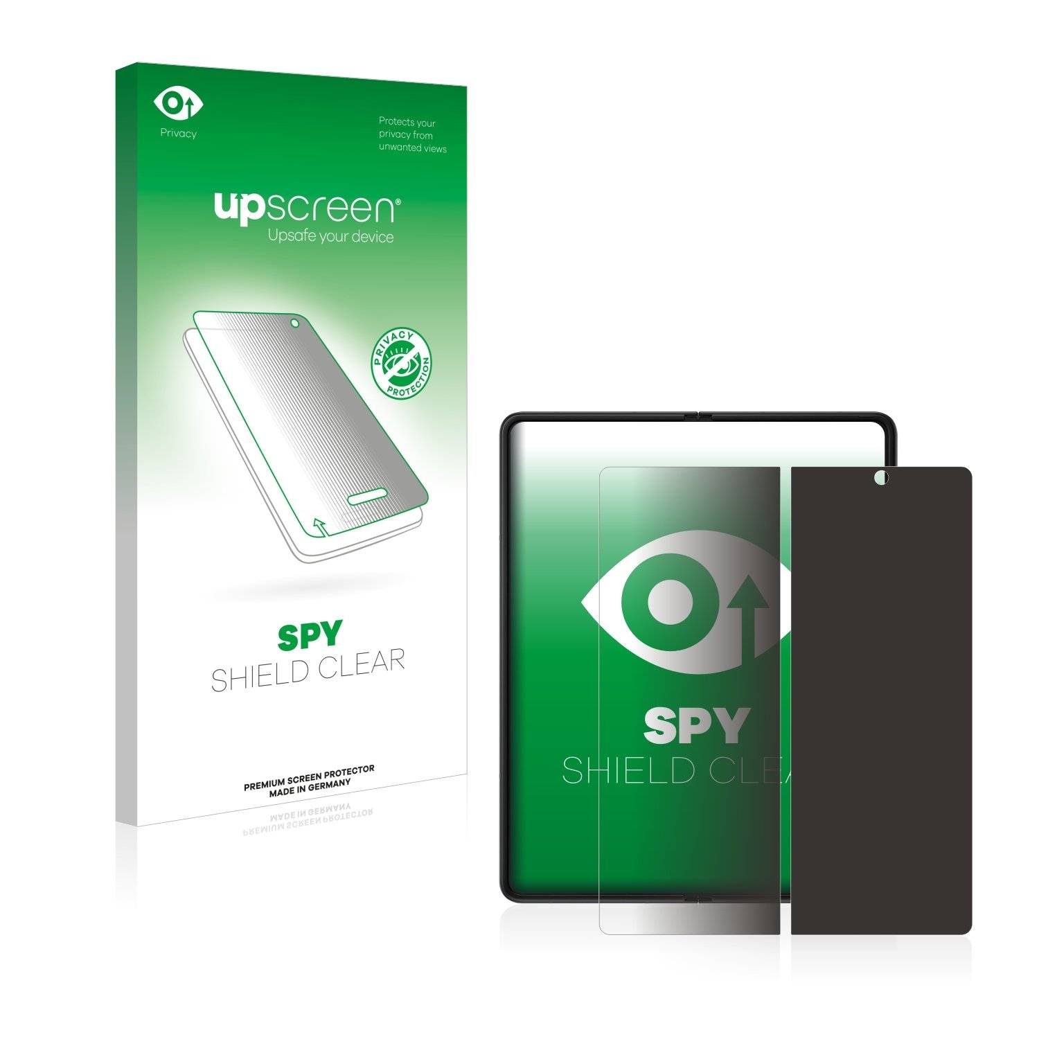 upscreen Spy Shield Sichtschutz-Folie für Samsung Galaxy Z Fold 3 5G (Inneres Display)