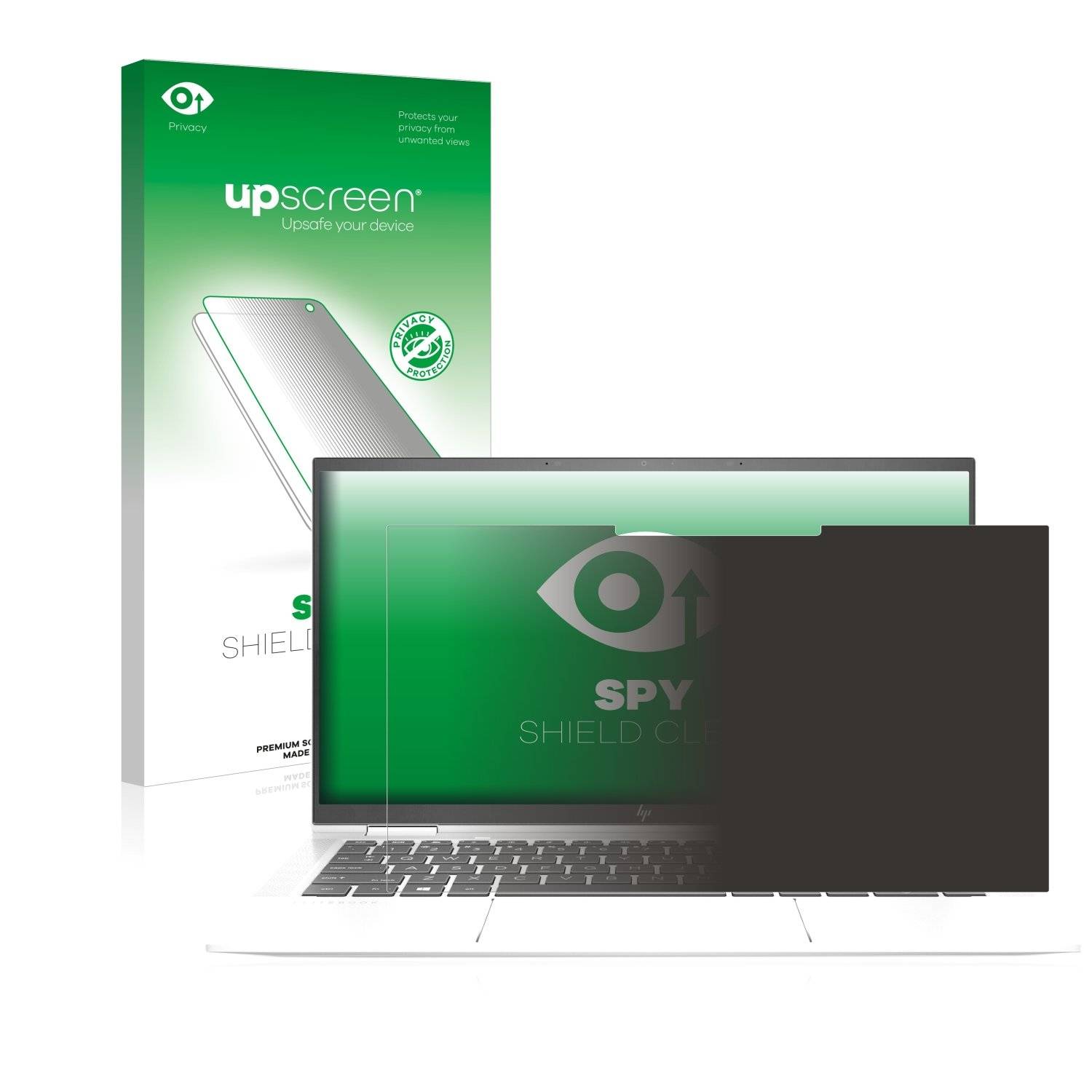 upscreen Spy Shield Clear Premium Blickschutzfolie für HP EliteBook x360 1030