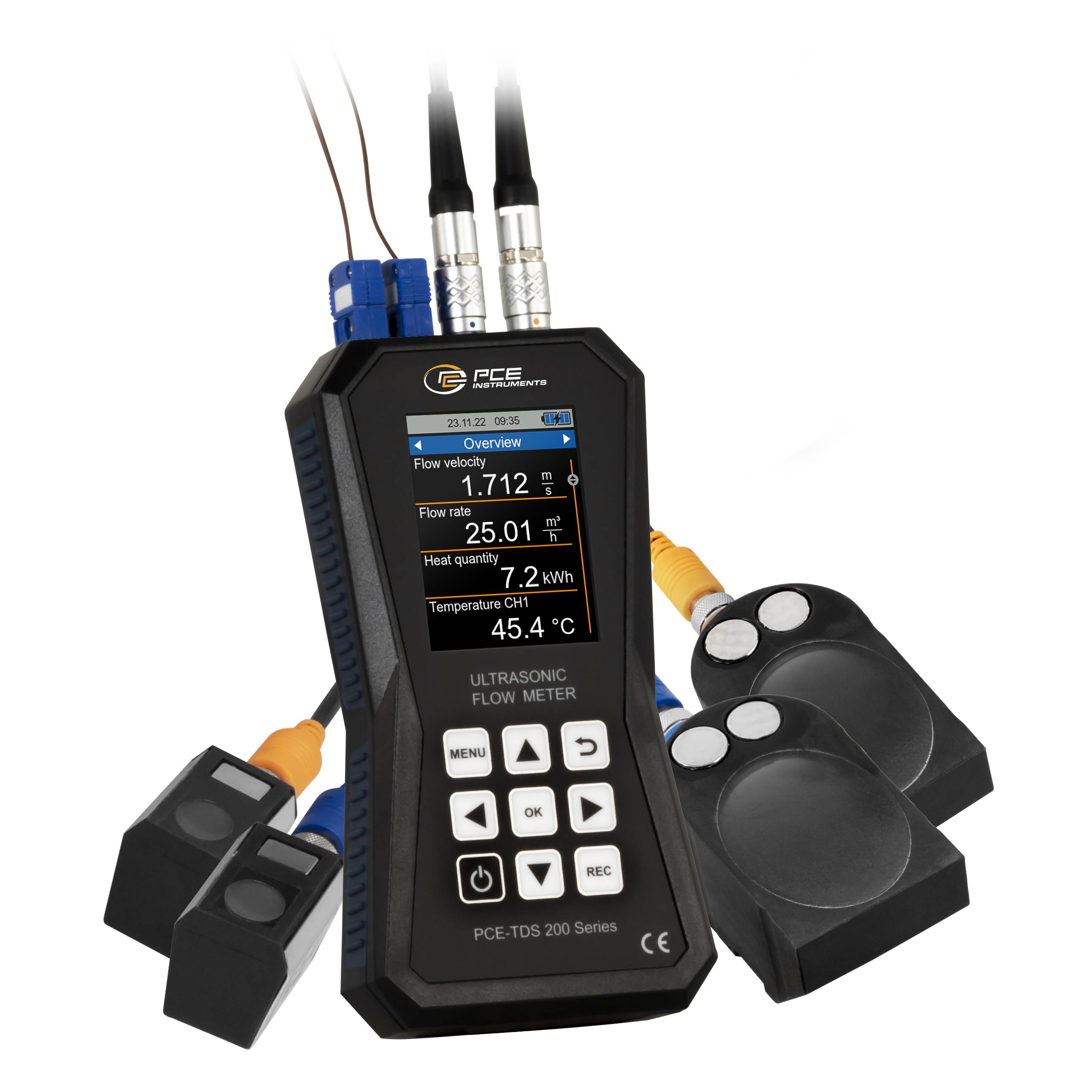 PCE Instruments Ultraschall-Sensor PCE-TDS 200+ SL Betriebsspannung (Bereich): 5V Messbereich: 0 - 32 m/s 1St.