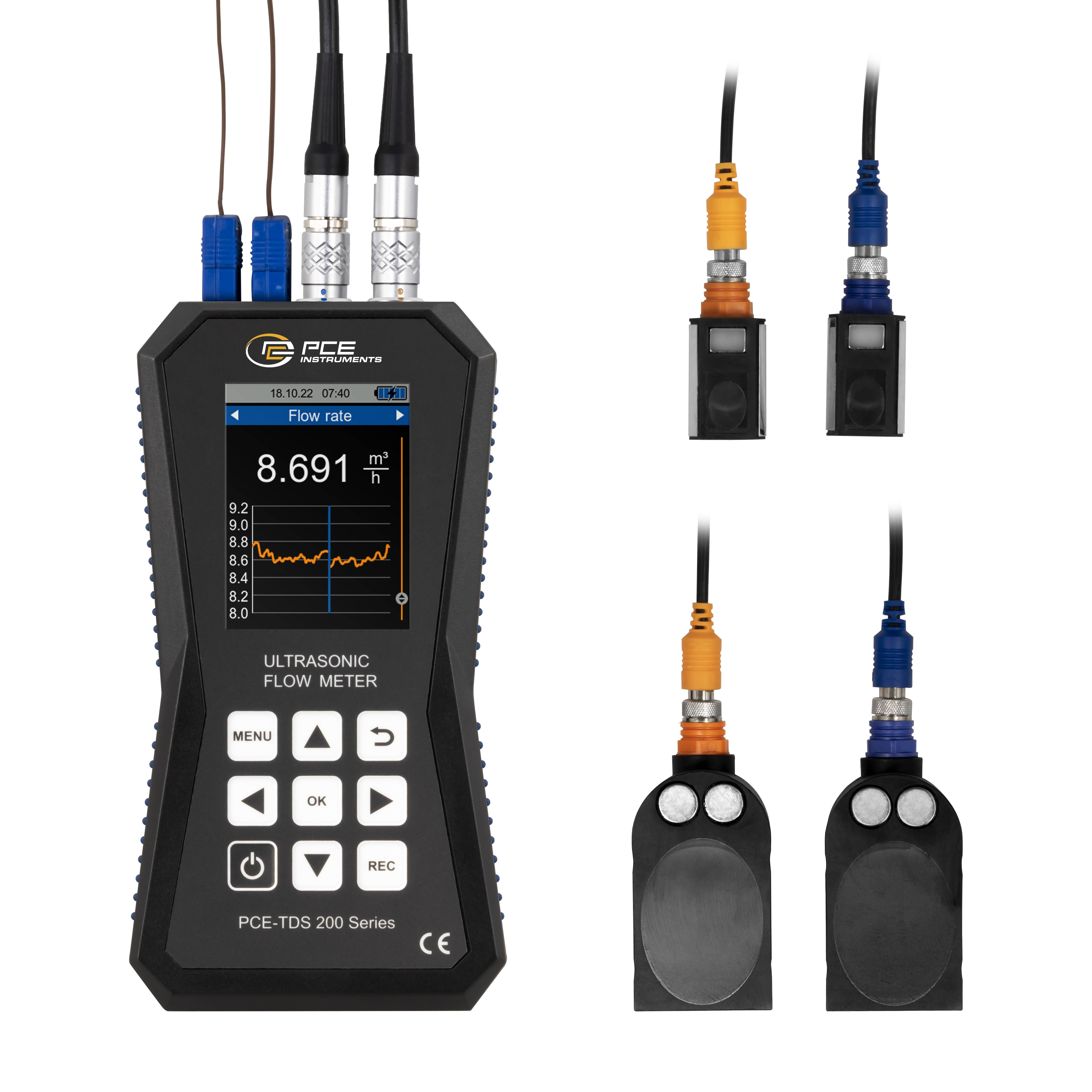 PCE Instruments Ultraschall-Sensor PCE-TDS 200+ SL Betriebsspannung (Bereich): 5V Messbereich: 0 - 32 m/s 1St.