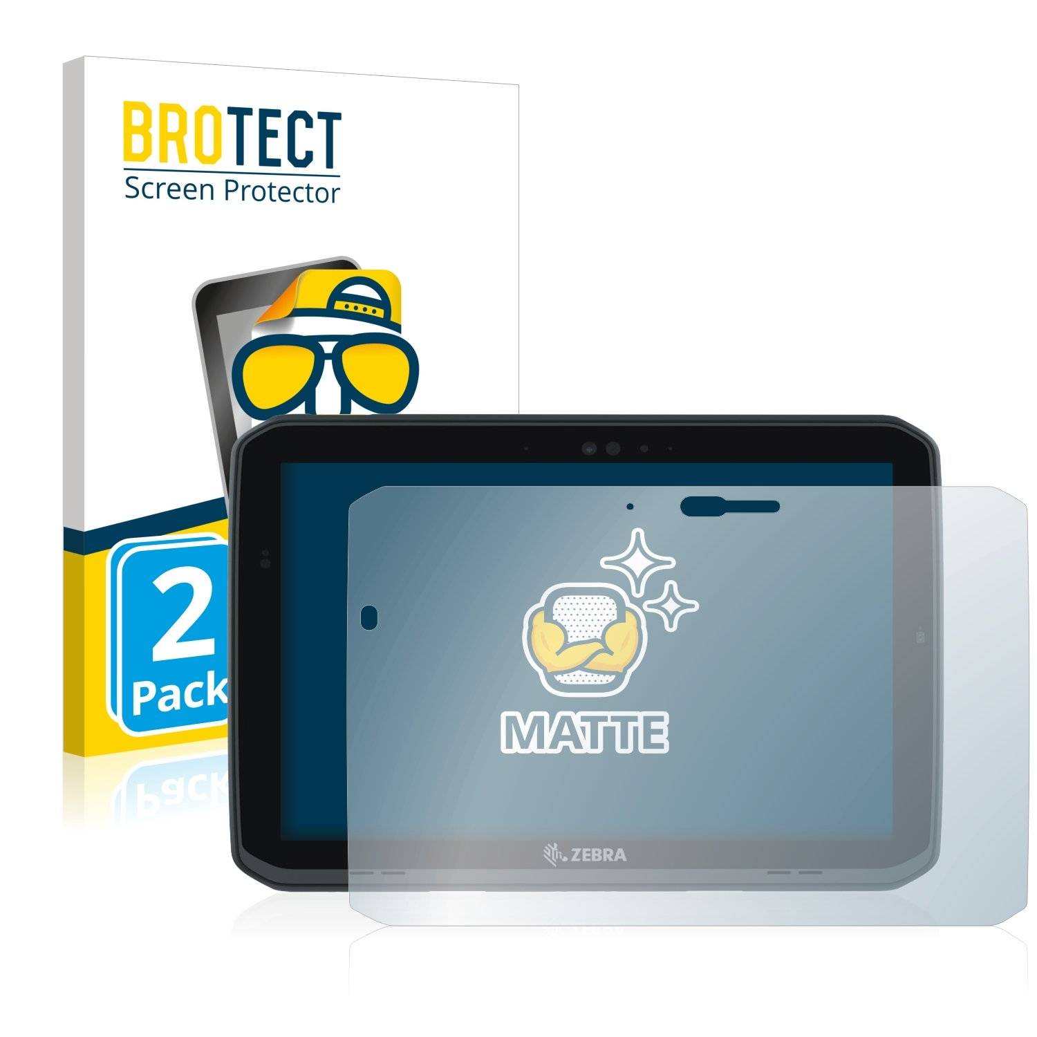 BROTECT Schutzfolie für Zebra ET80 / ET85 Folie Matt Entspiegelt