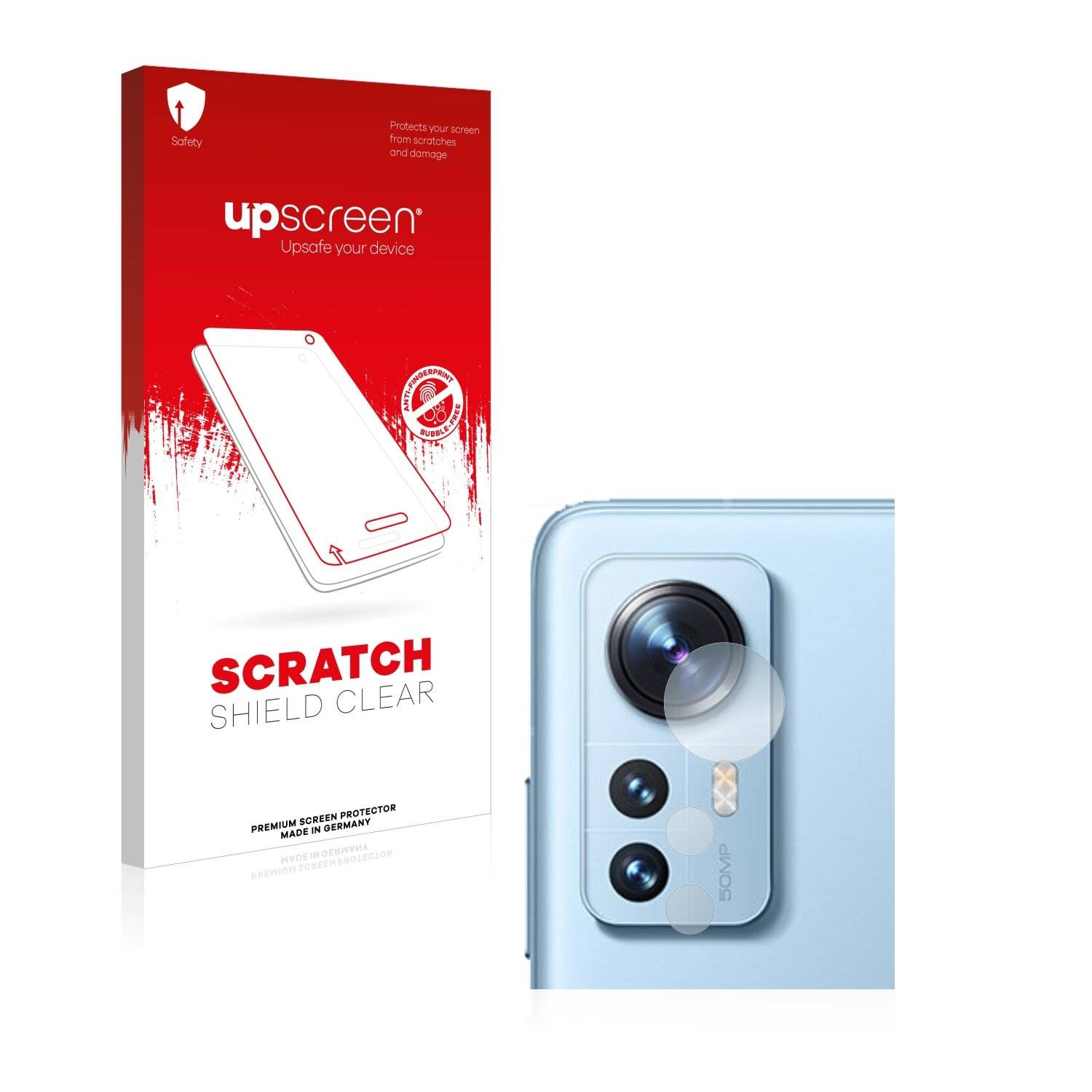 upscreen Scratch Shield Schutzfolie für Xiaomi 12 Pro (NUR Kameraschutz)
