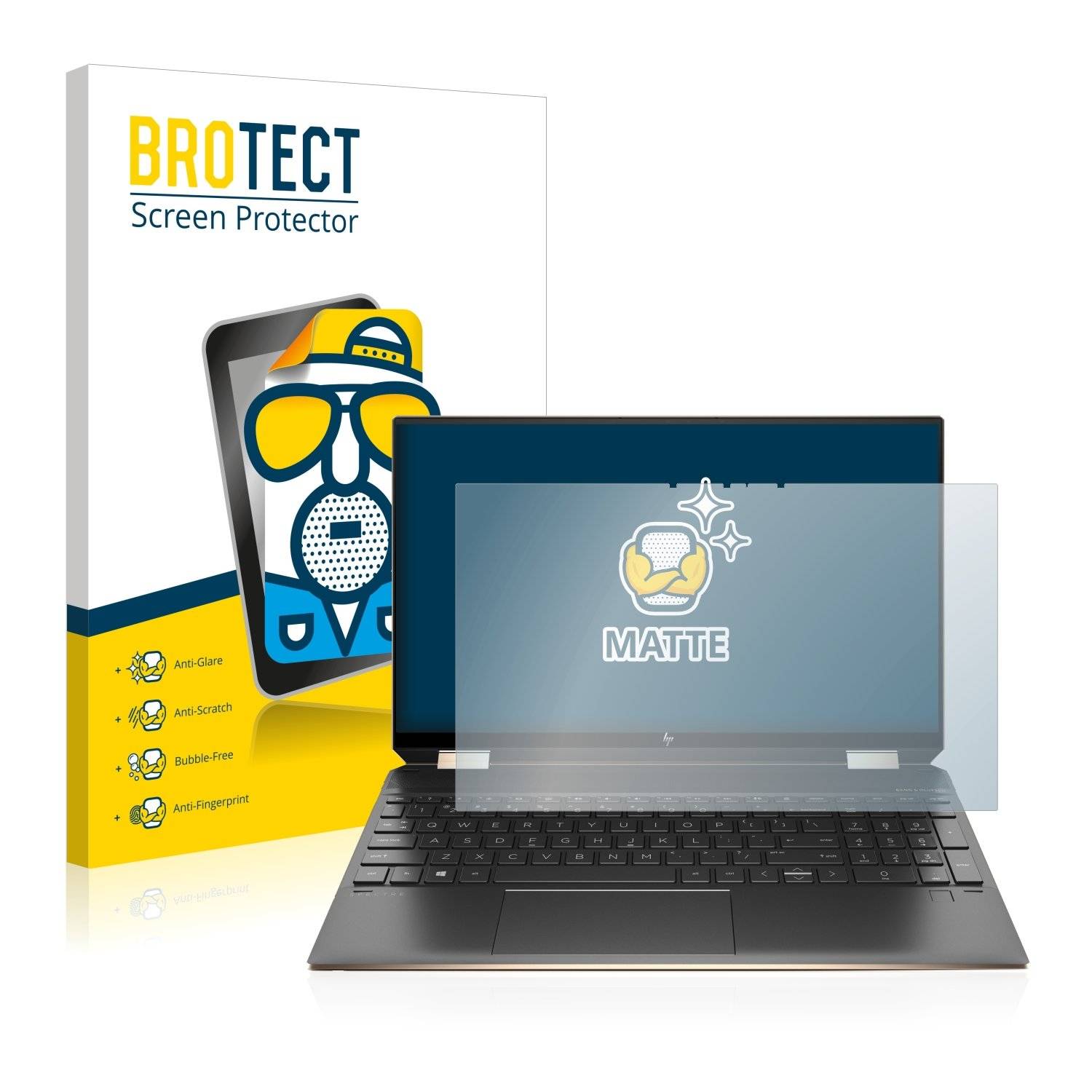 BROTECT Entspiegelungs-Folie für HP Spectre x360 (15-eb) (359.9 mm x 226.4 mm)