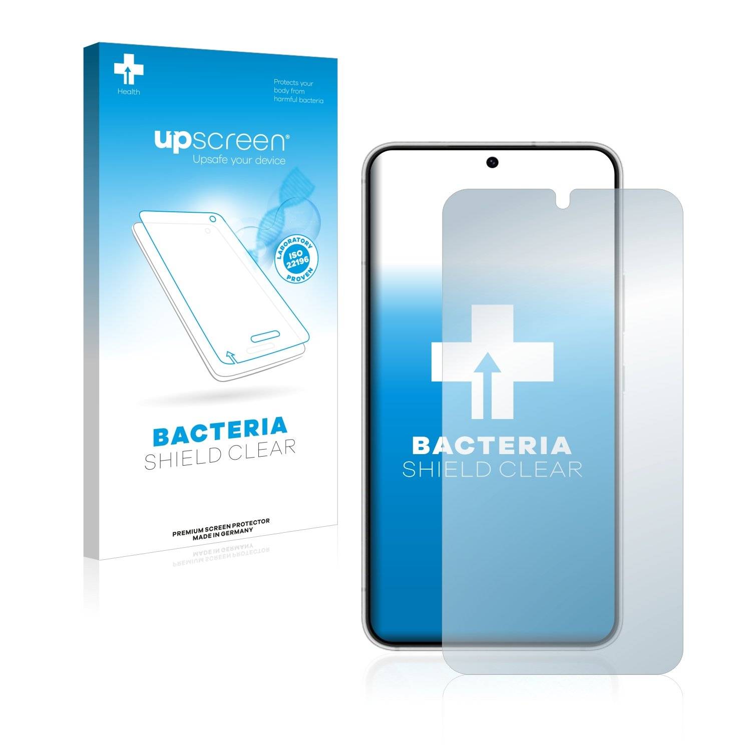 upscreen Bacteria Shield Schutzfolie für Samsung Galaxy S22 5G - Antibakteriell