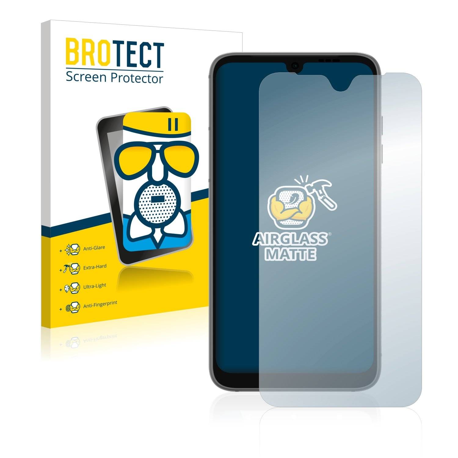 BROTECT AirGlass Matt Glas Schutz Folie für Fairphone 4