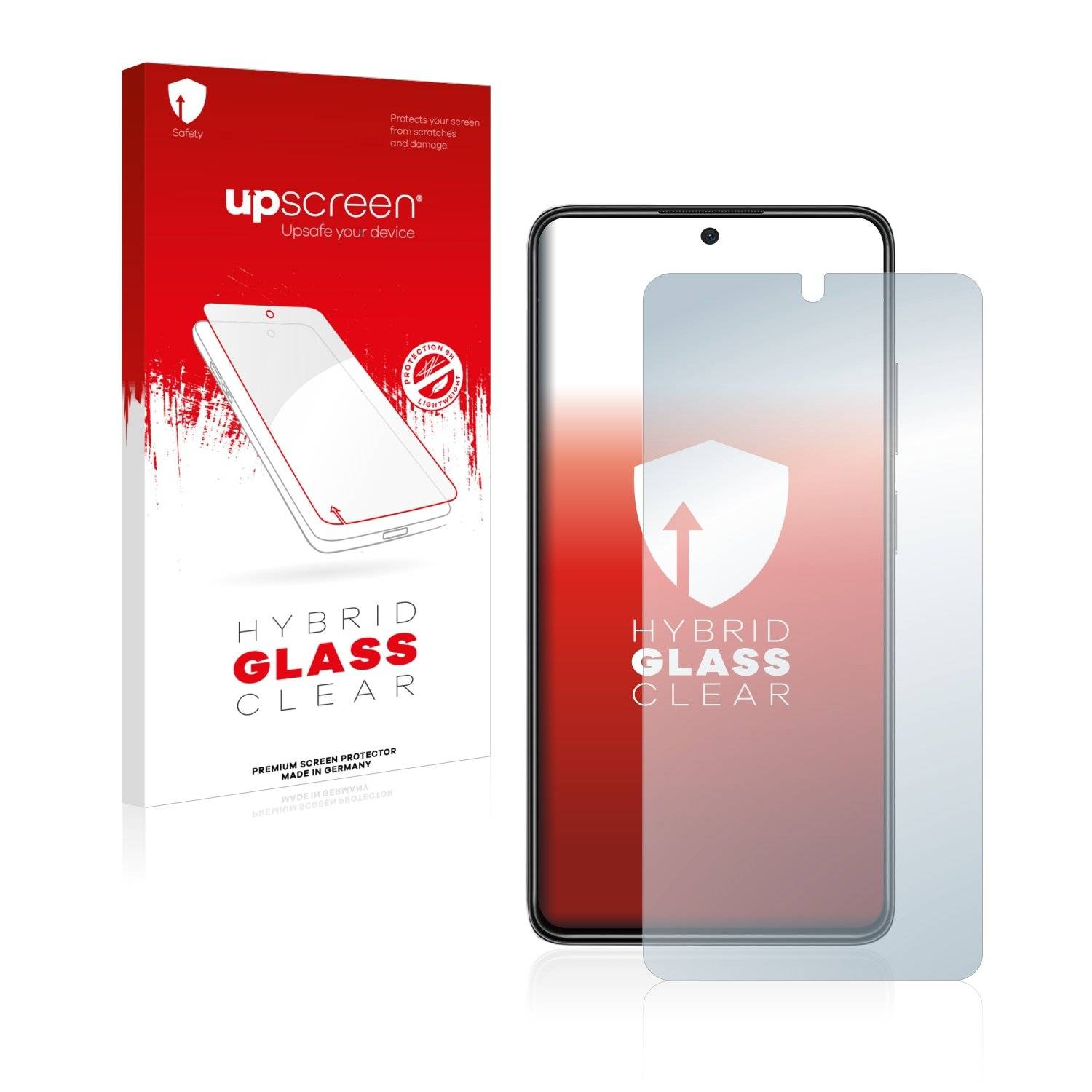 upscreen Hybrid Glas Panzer-Folie für Xiaomi Poco X4 Pro 5G