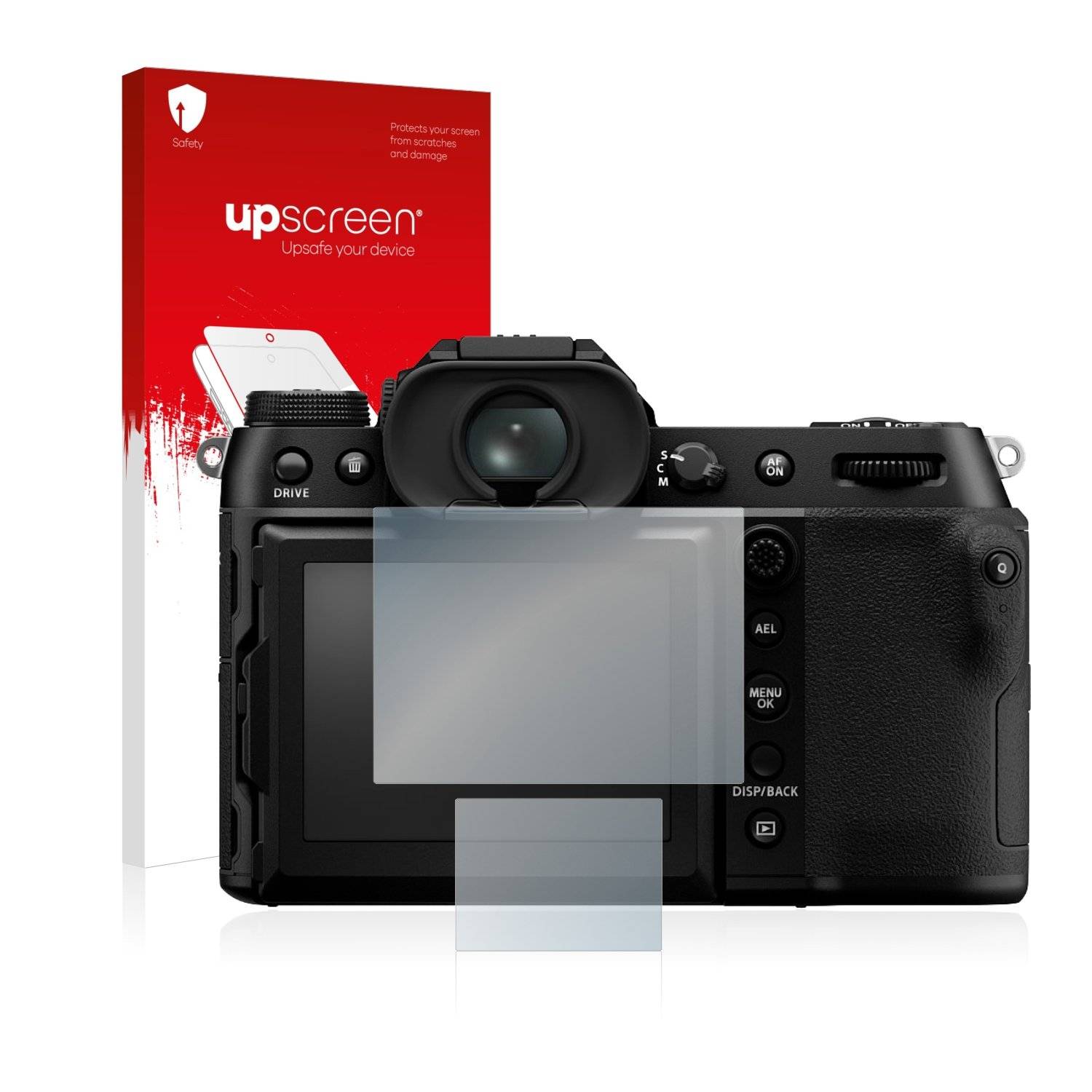 upscreen Flexible Schutz Glas Folie für Fujifilm GFX100S Schutzglas 9H Hybridglas Klar